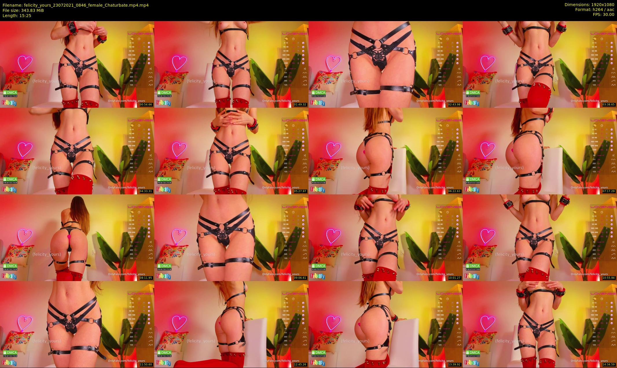 felicity_yours — 16 minute Chaturbate female cam show recording, 1080p, Jul 23, 2021