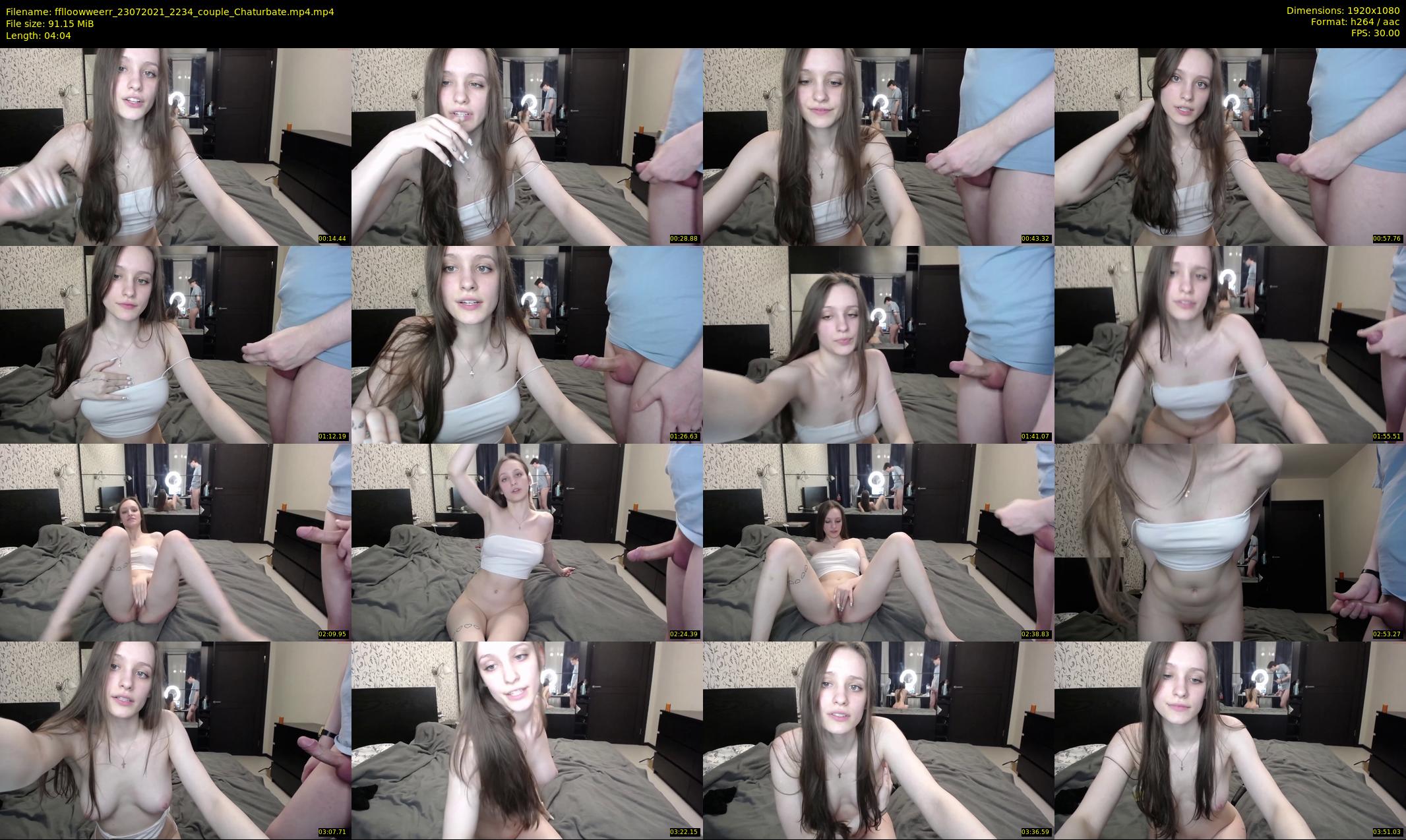 fflloowweerr — 5 minute Chaturbate couple cam show recording, 1080p, Jul 23, 2021