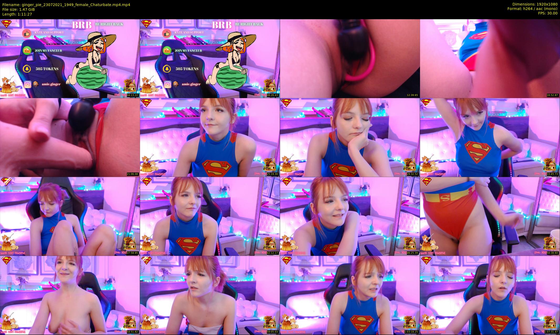 ginger_pie — 72 minute Chaturbate female cam show recording, 1080p, Jul 23, 2021