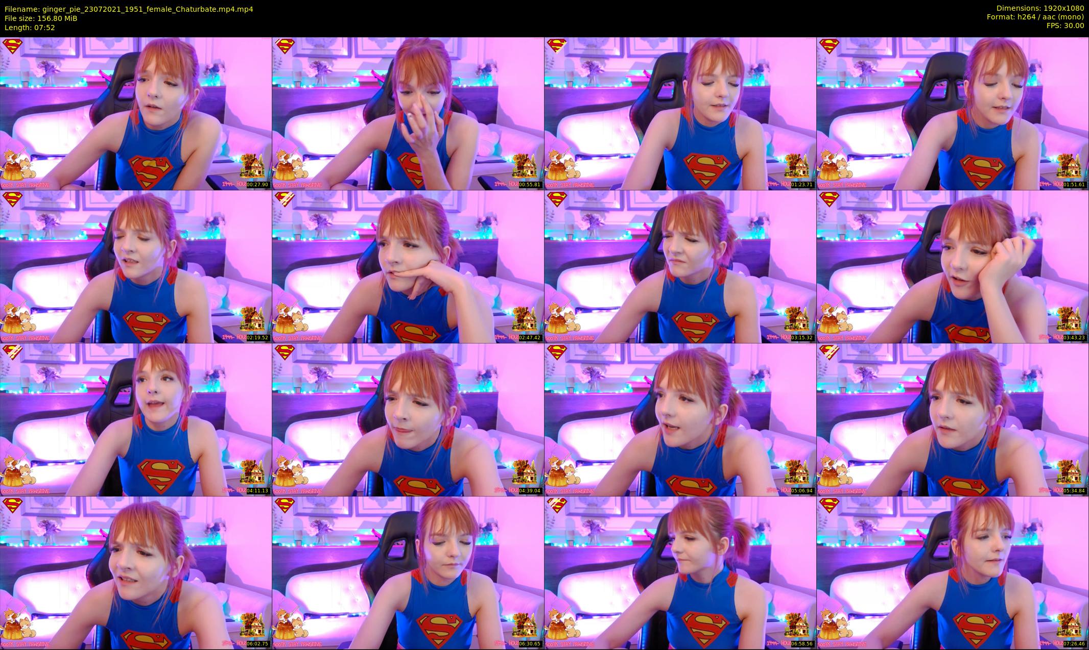 ginger_pie — 8 minute Chaturbate female cam show recording, 1080p, Jul 23, 2021
