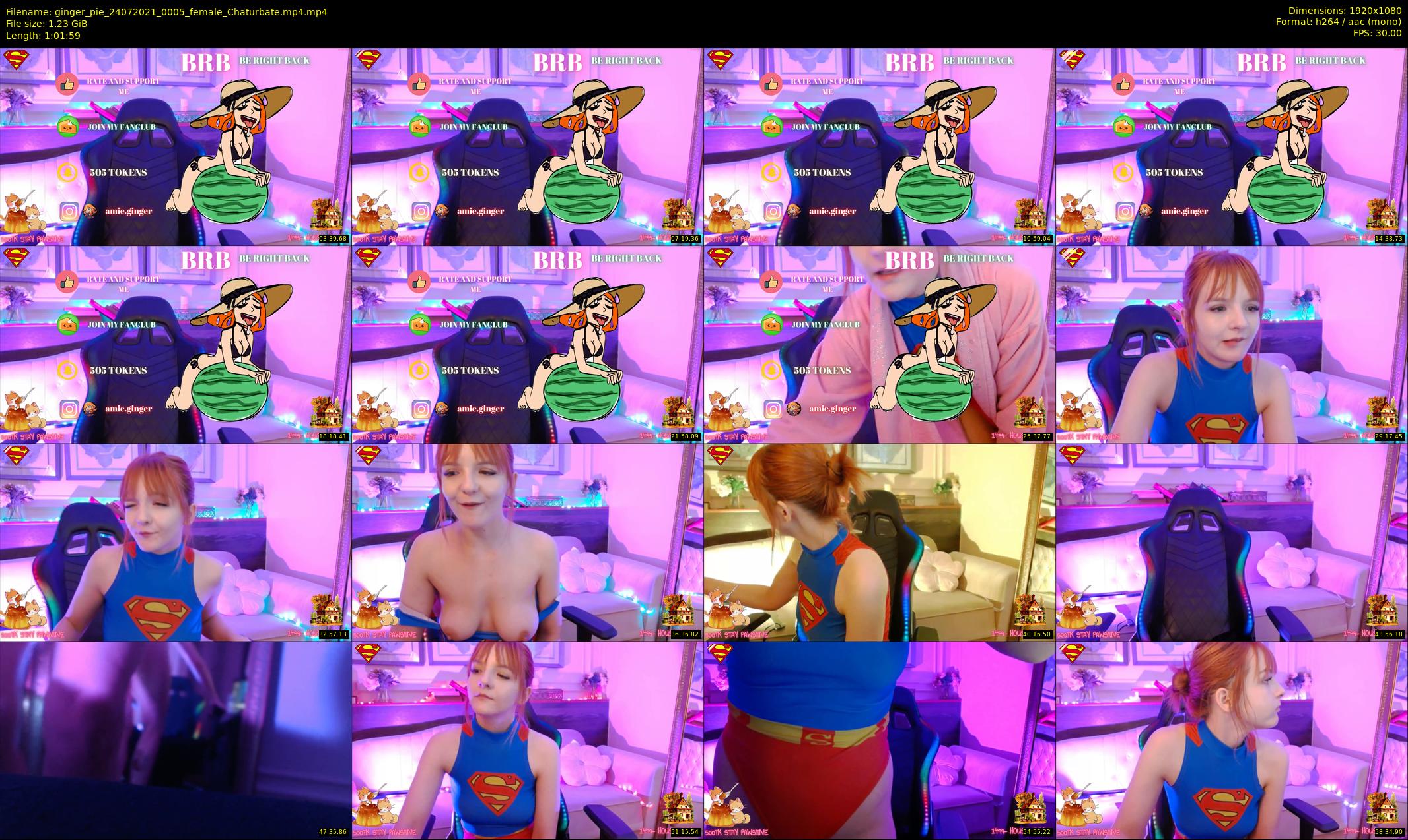 ginger_pie — 62 minute Chaturbate female cam show recording, 1080p, Jul 24, 2021