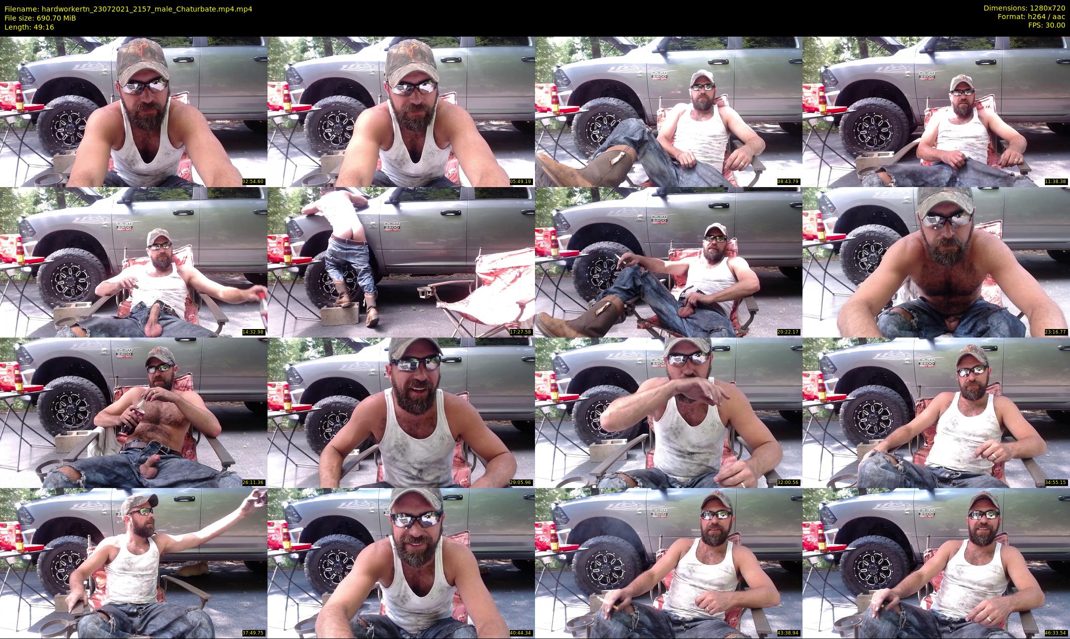 hardworkertn — 50 minute Chaturbate male cam show recording, 720p, Jul 23, 2021