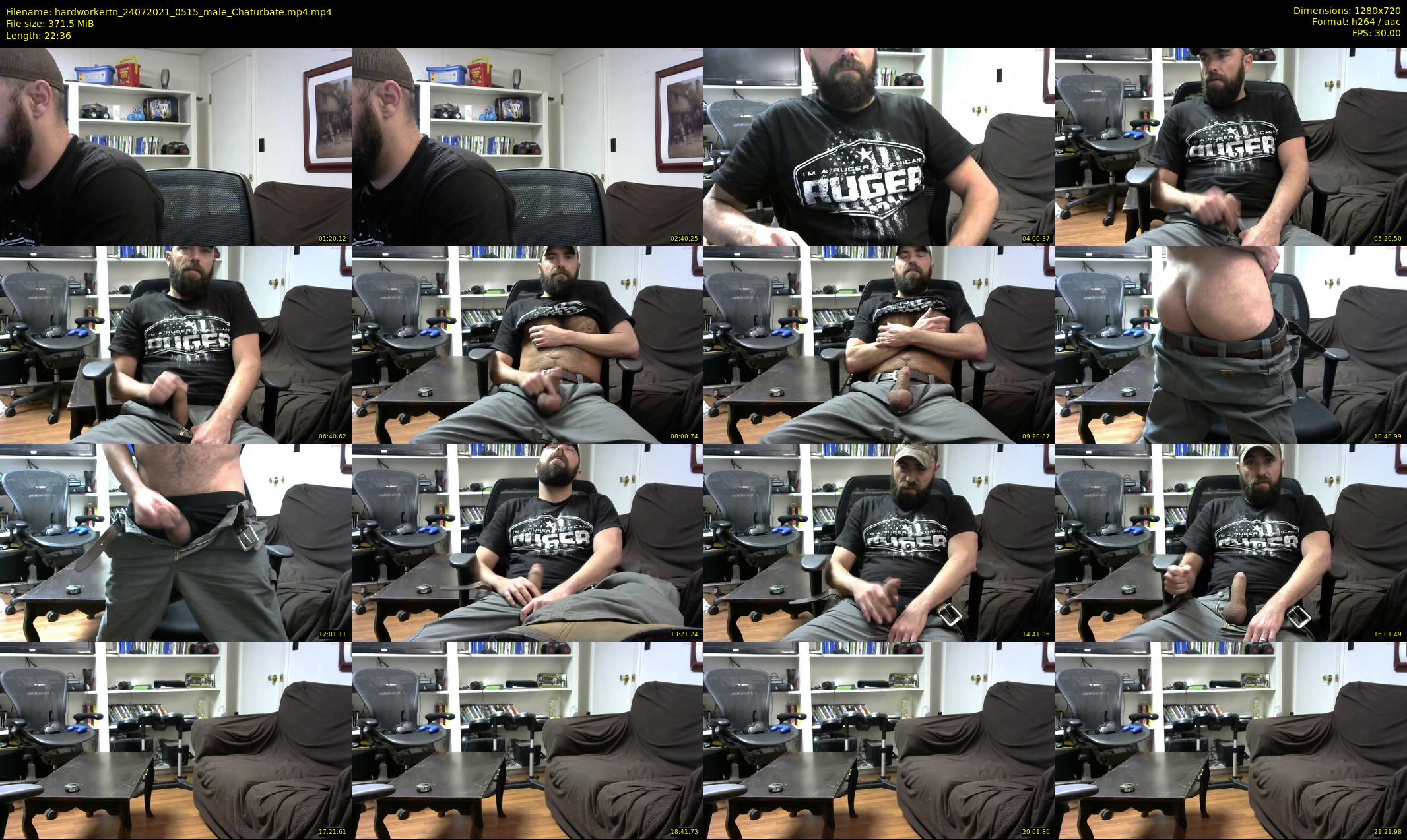 hardworkertn — 23 minute Chaturbate male cam show recording, 720p, Jul 24, 2021