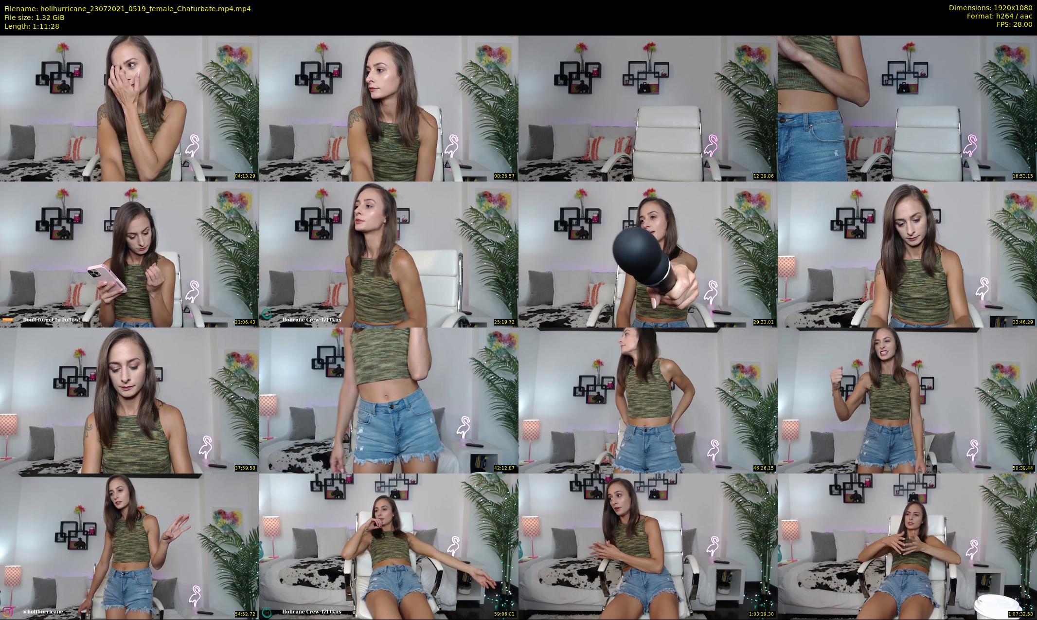 holihurricane — 72 minute Chaturbate female cam show recording, 1080p, Jul 23, 2021