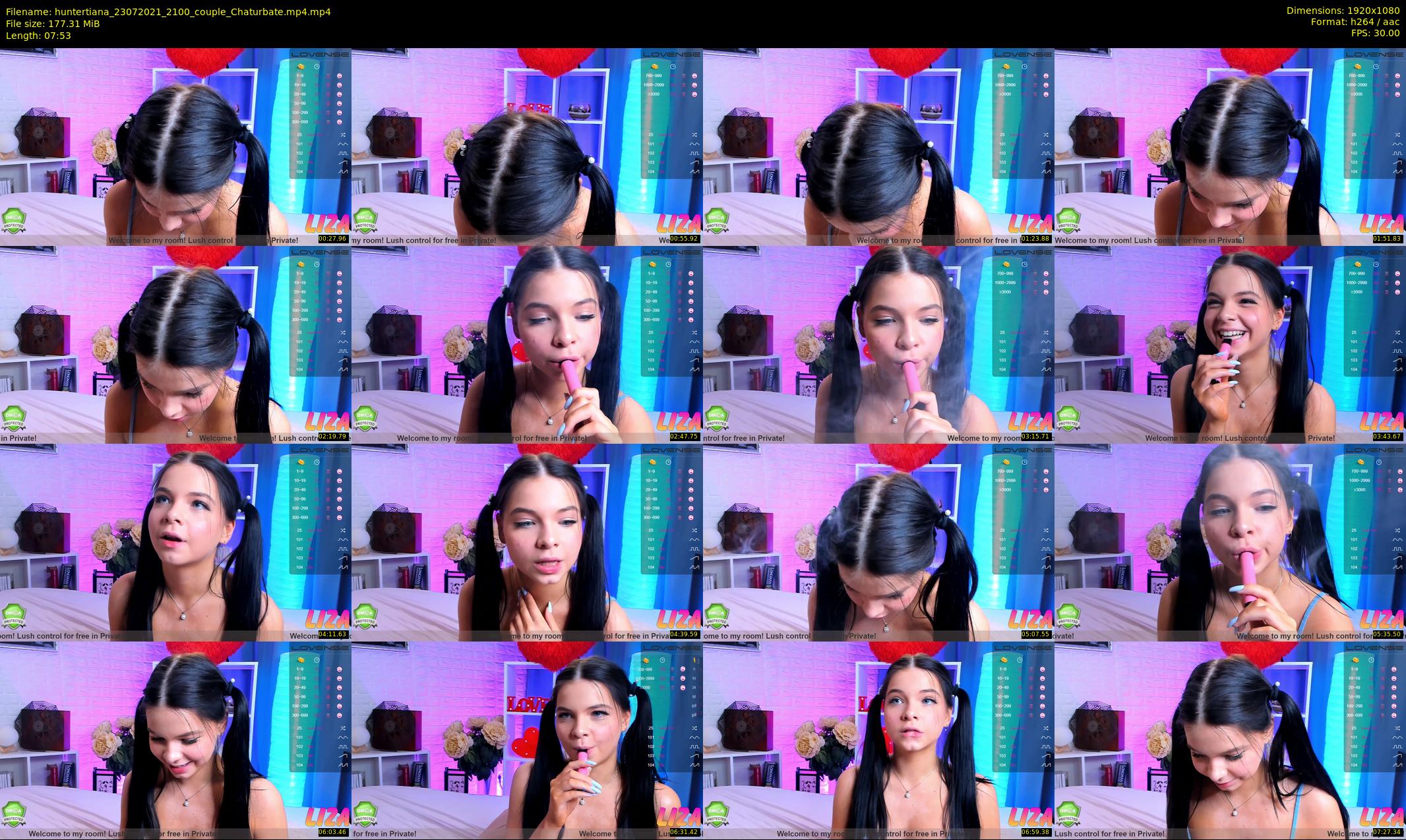 huntertiana — 8 minute Chaturbate female cam show recording, 1080p, Jul 23, 2021