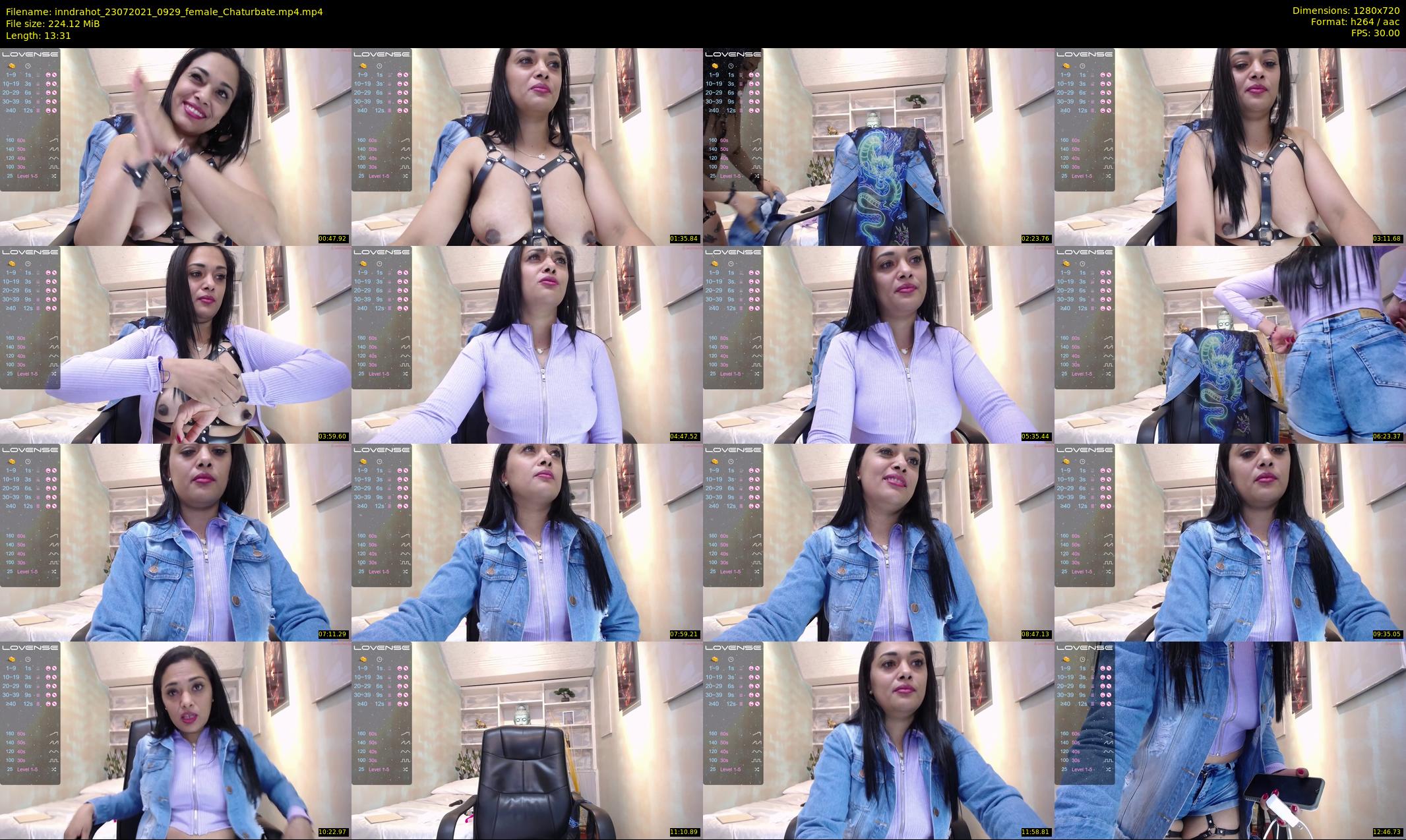 inndrahot — 14 minute Chaturbate female cam show recording, 720p, Jul 23, 2021