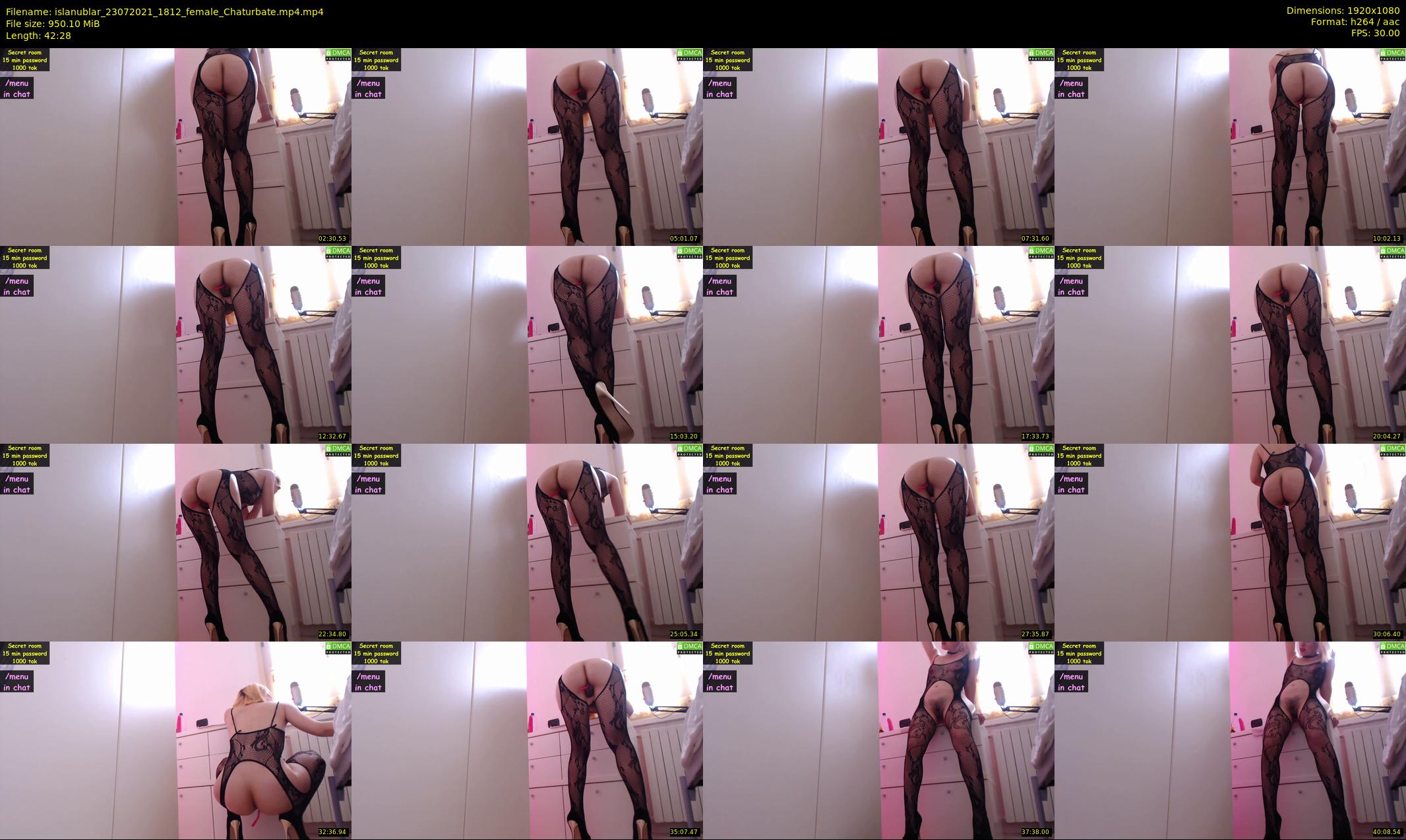 islanublar — 43 minute Chaturbate female cam show recording, 1080p, Jul 23, 2021