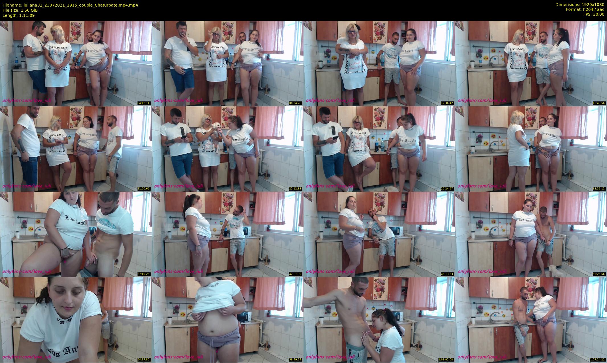 iuliana32 — 72 minute Chaturbate couple cam show recording, 1080p, Jul 23, 2021