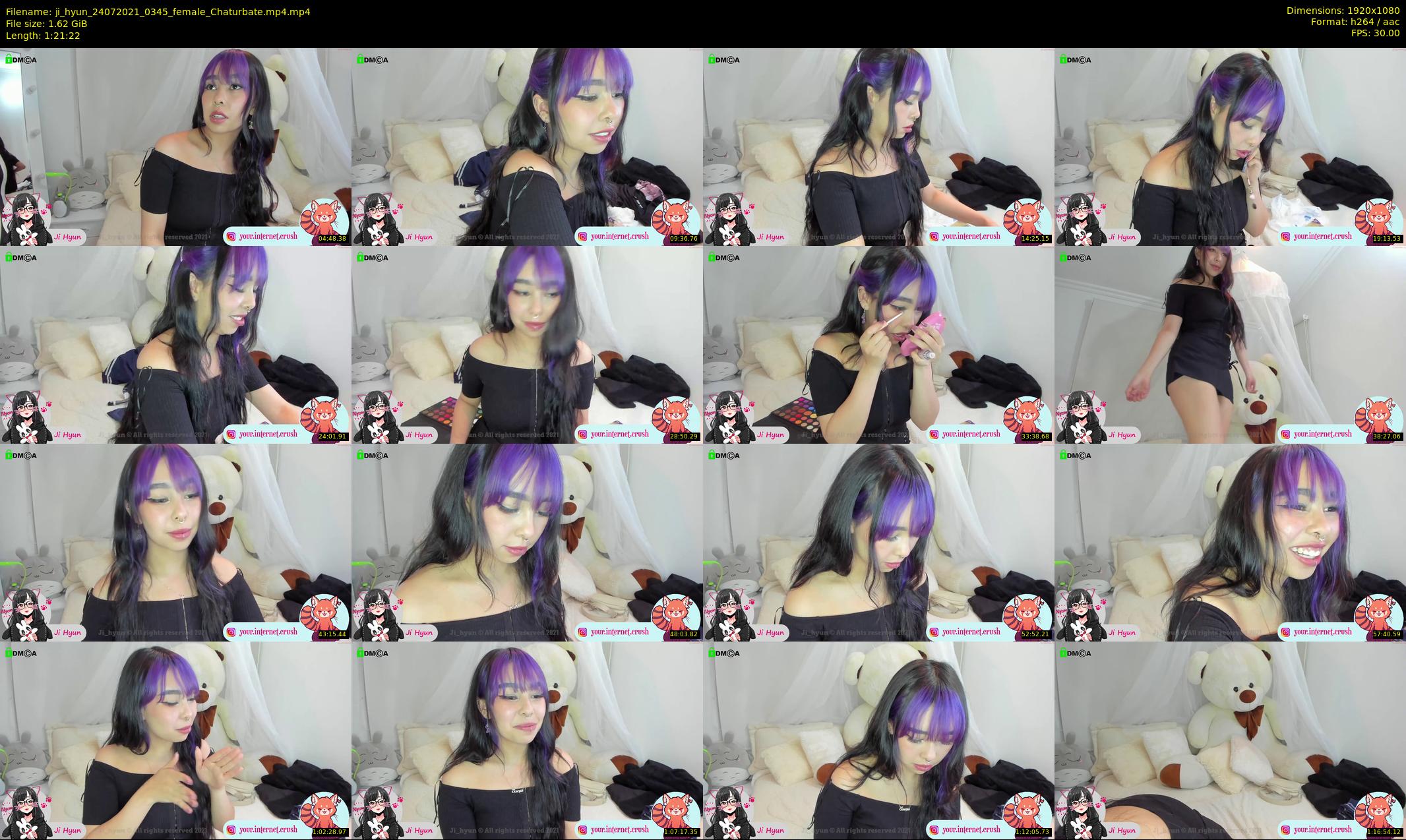 ji_hyun — 82 minute Chaturbate female cam show recording, 1080p, Jul 24, 2021