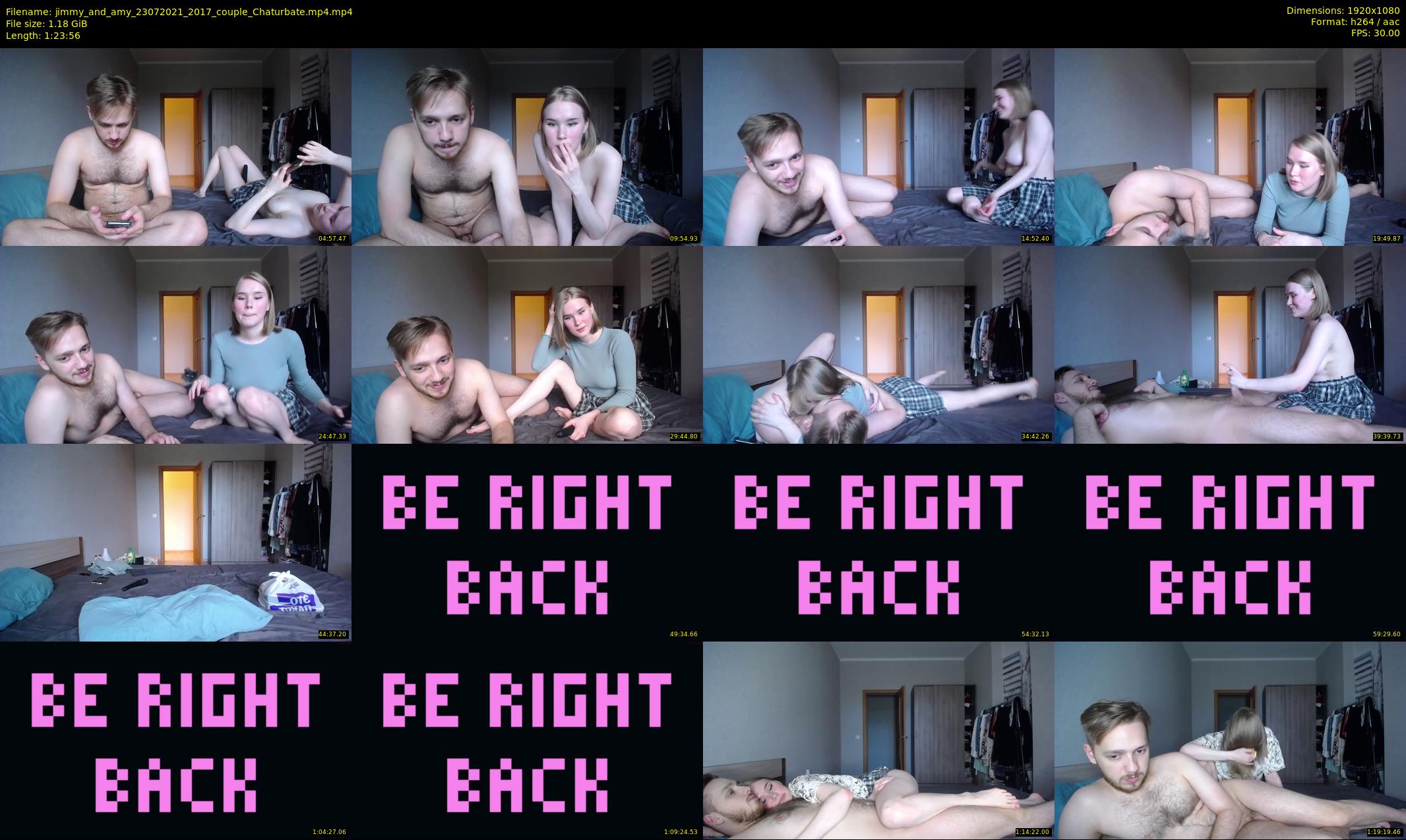 jimmy_and_amy — 84 minute Chaturbate couple cam show recording, 1080p, Jul 23, 2021