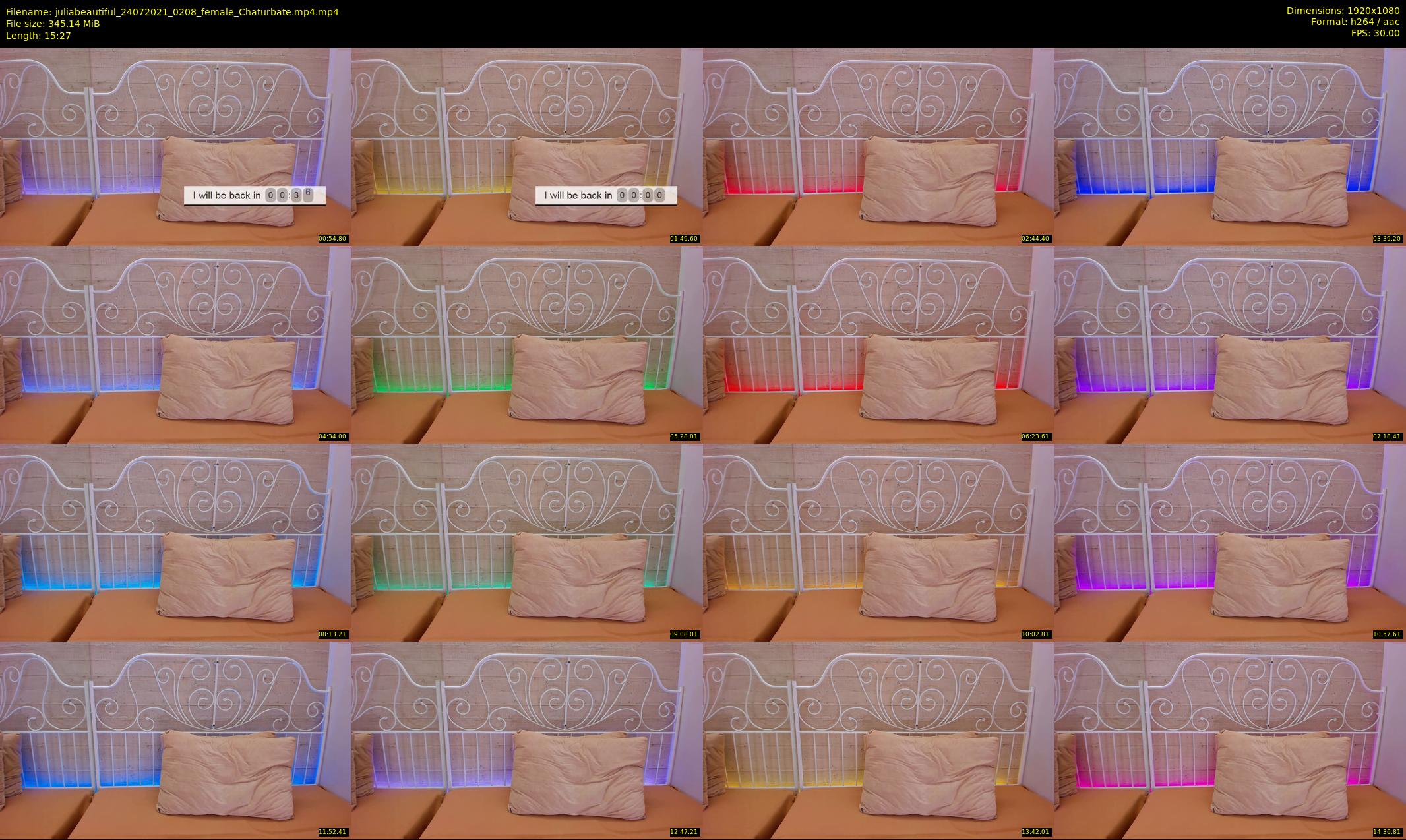 juliabeautiful — 16 minute Chaturbate female cam show recording, 1080p, Jul 24, 2021