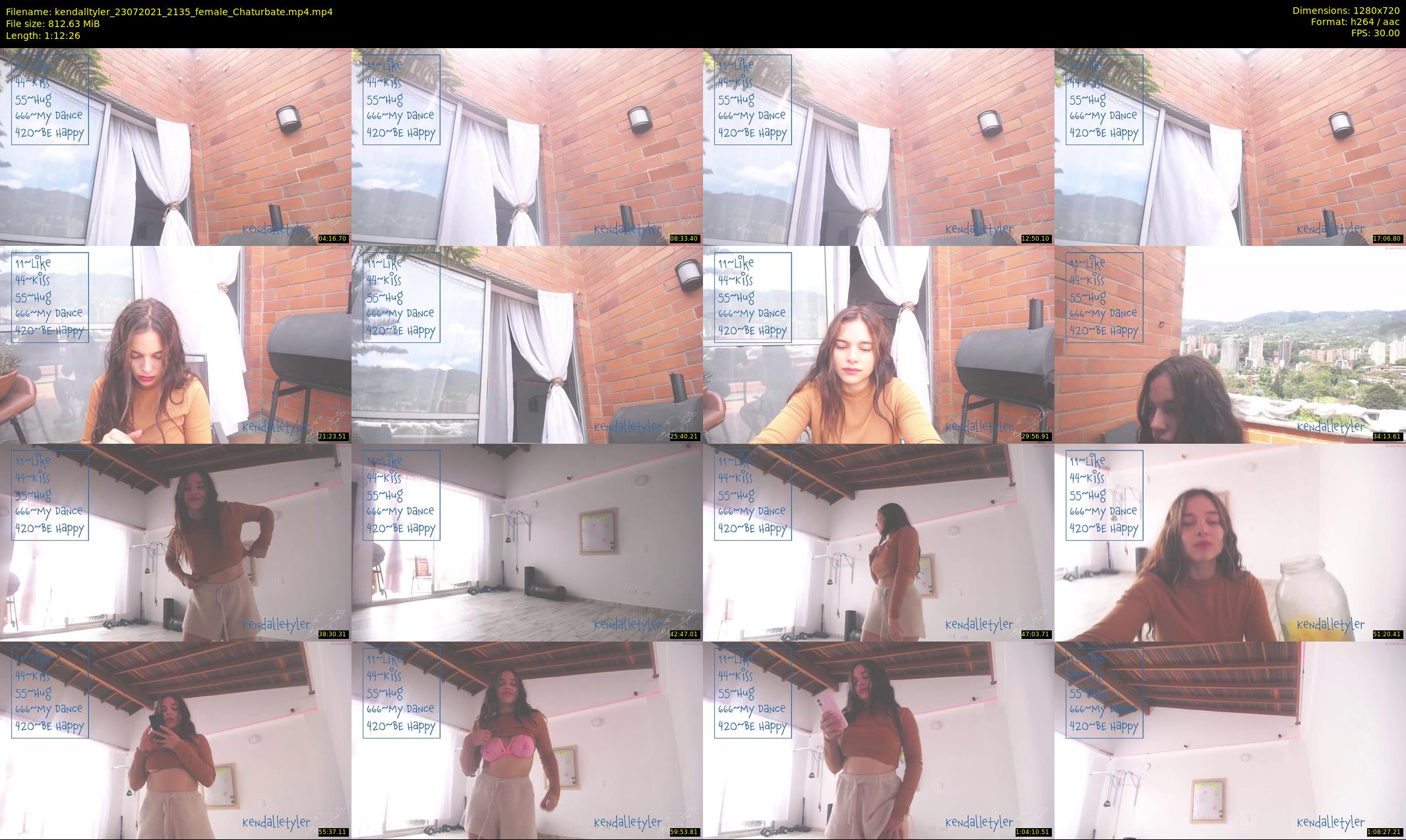kendalltyler — 73 minute Chaturbate female cam show recording, 720p, Jul 23, 2021