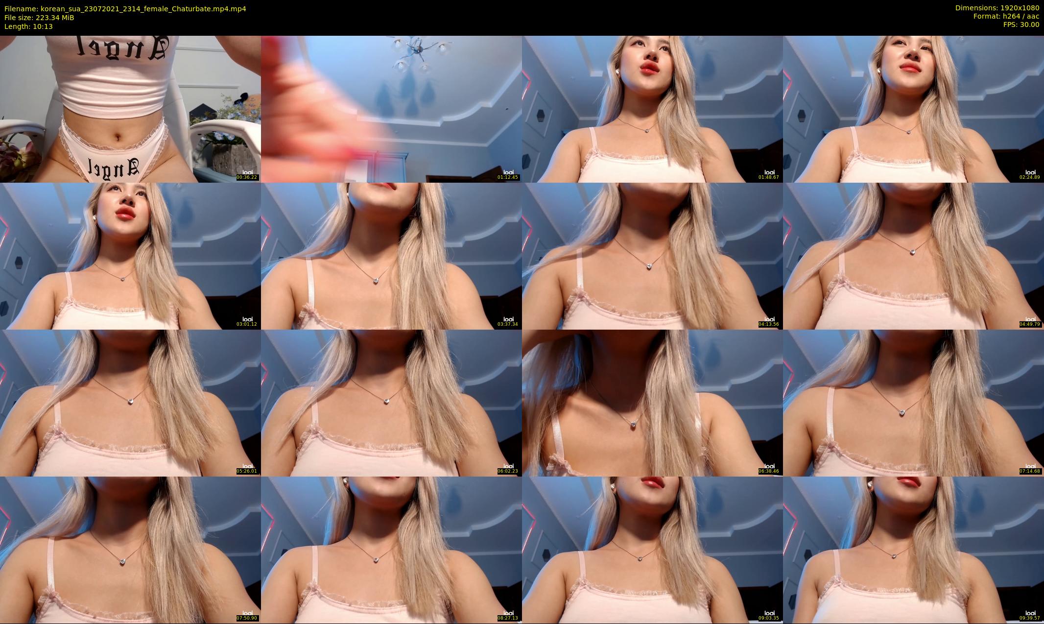 korean_sua — 11 minute Chaturbate female cam show recording, 1080p, Jul 23, 2021