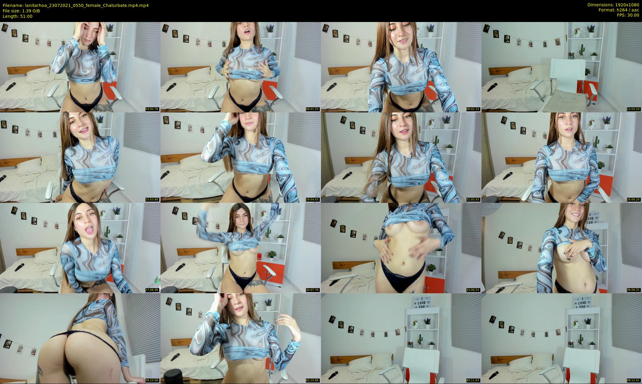 lanitarhoa — 51 minute Chaturbate female cam show recording, 1080p, Jul 23, 2021