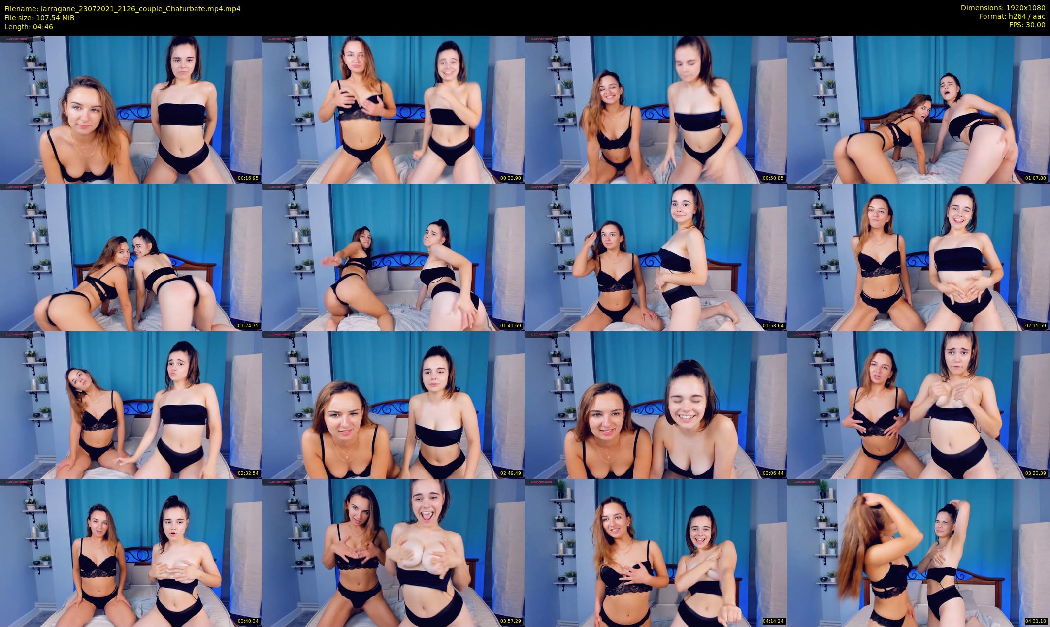 larragane — 5 minute Chaturbate couple cam show recording, 1080p, Jul 23, 2021