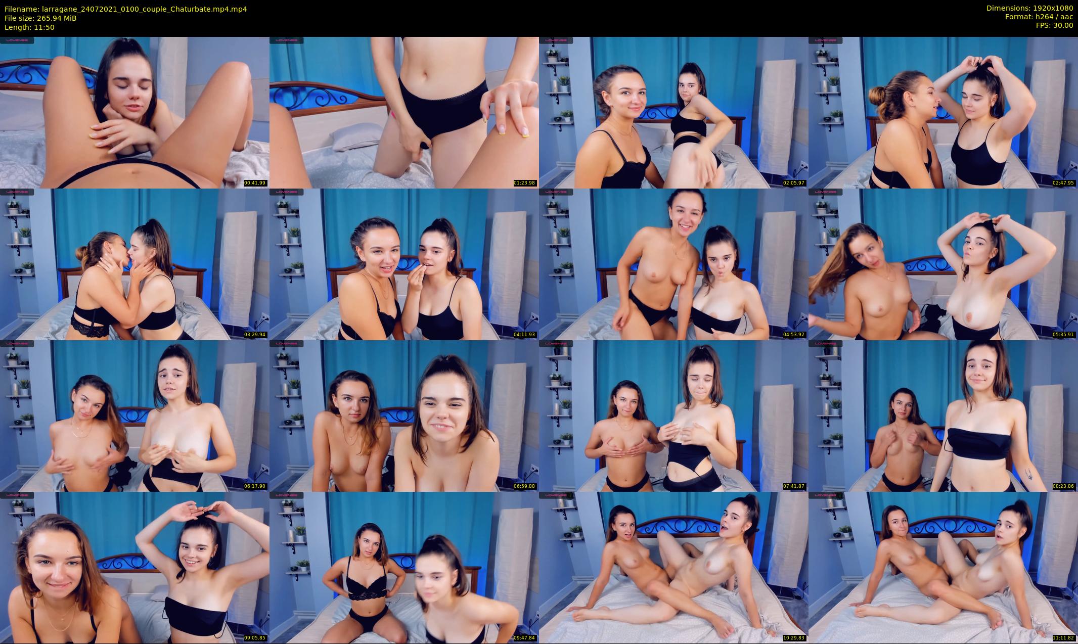 larragane — 12 minute Chaturbate couple cam show recording, 1080p, Jul 24, 2021