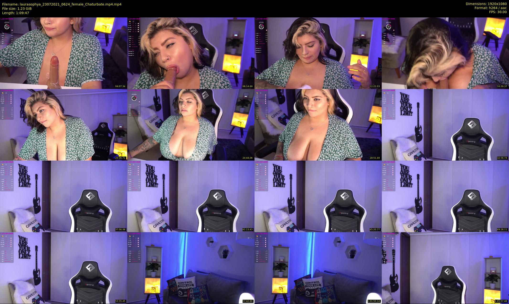 laurasophya — 70 minute Chaturbate female cam show recording, 1080p, Jul 23, 2021