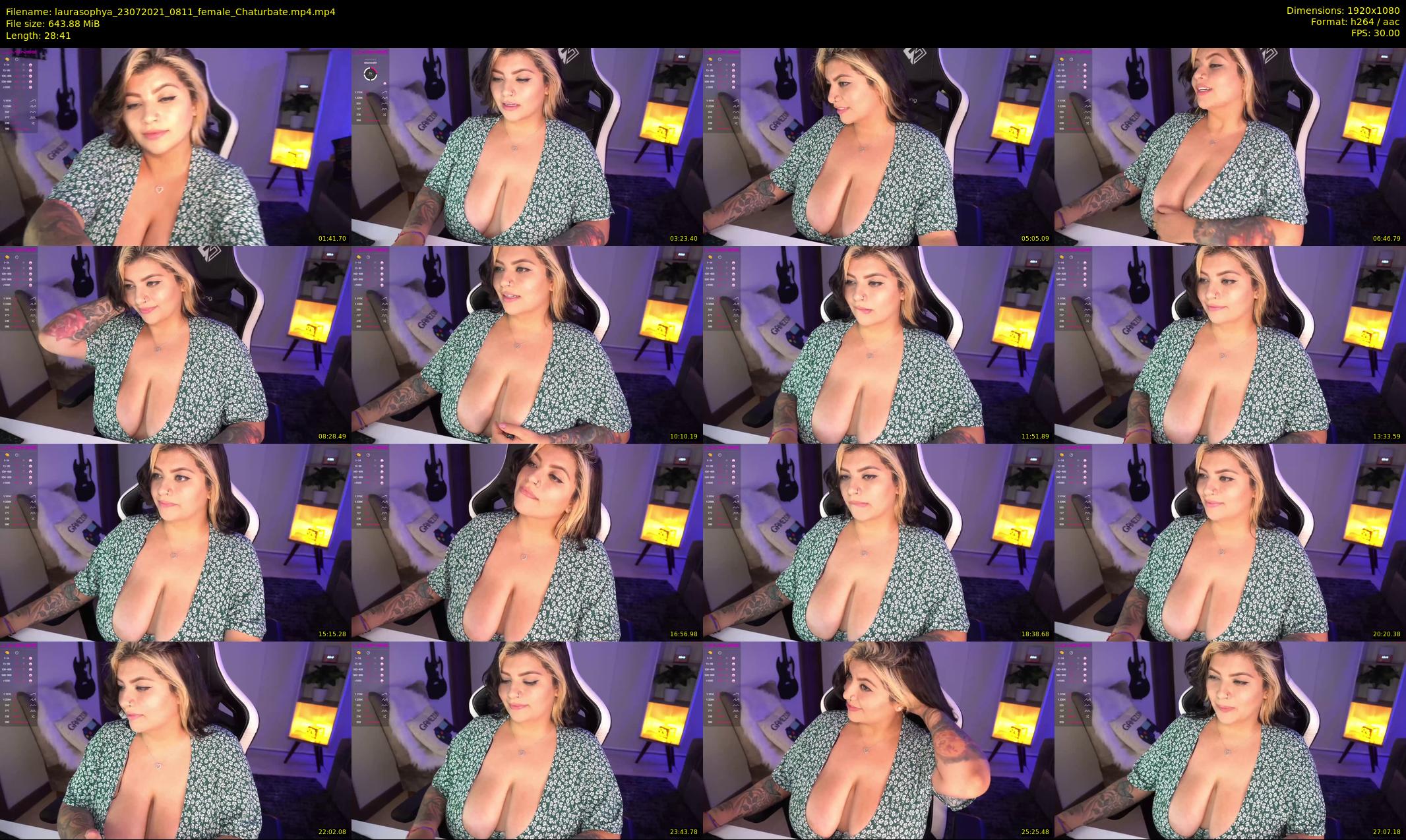 laurasophya — 29 minute Chaturbate female cam show recording, 1080p, Jul 23, 2021
