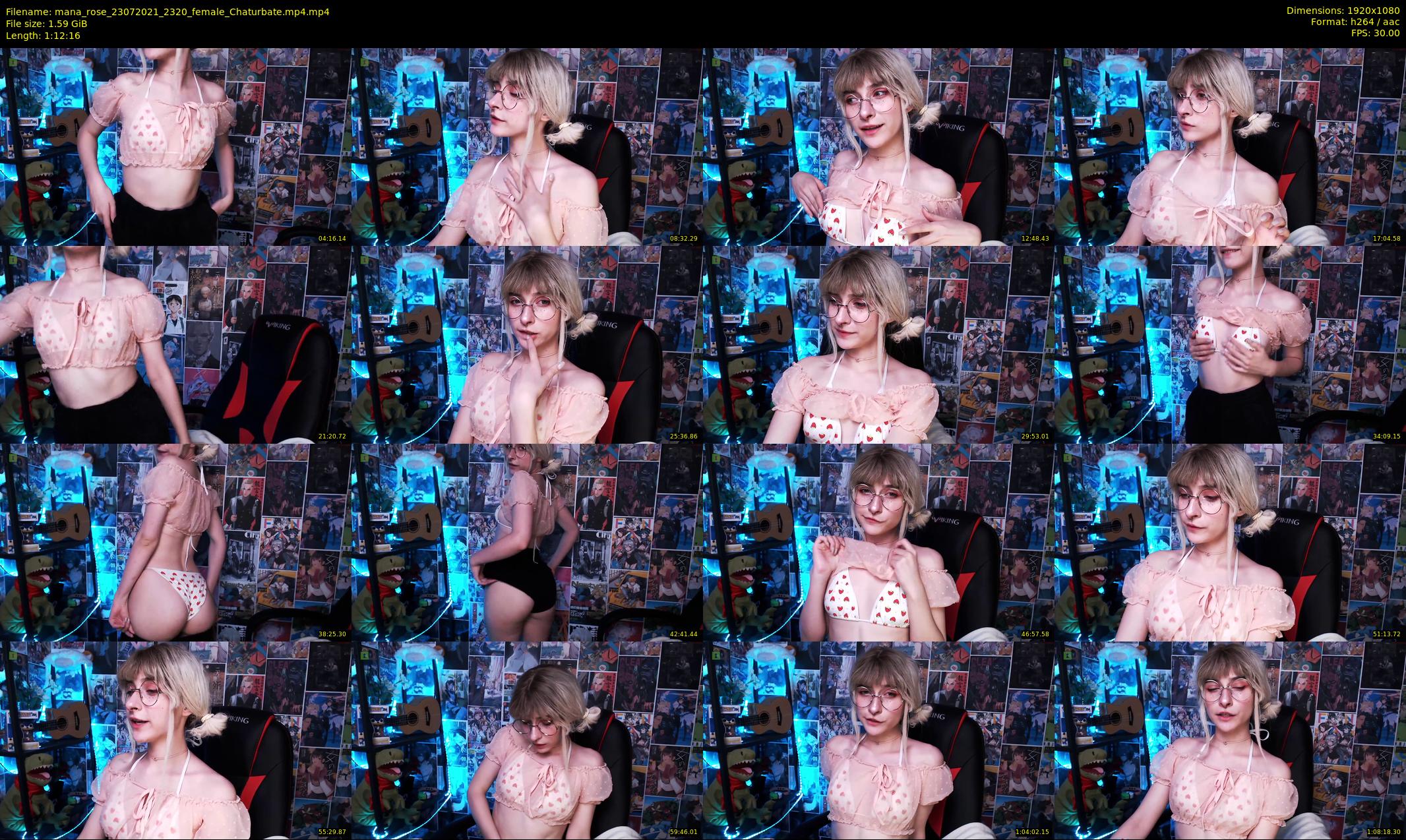 mana_rose — 73 minute Chaturbate female cam show recording, 1080p, Jul 23, 2021