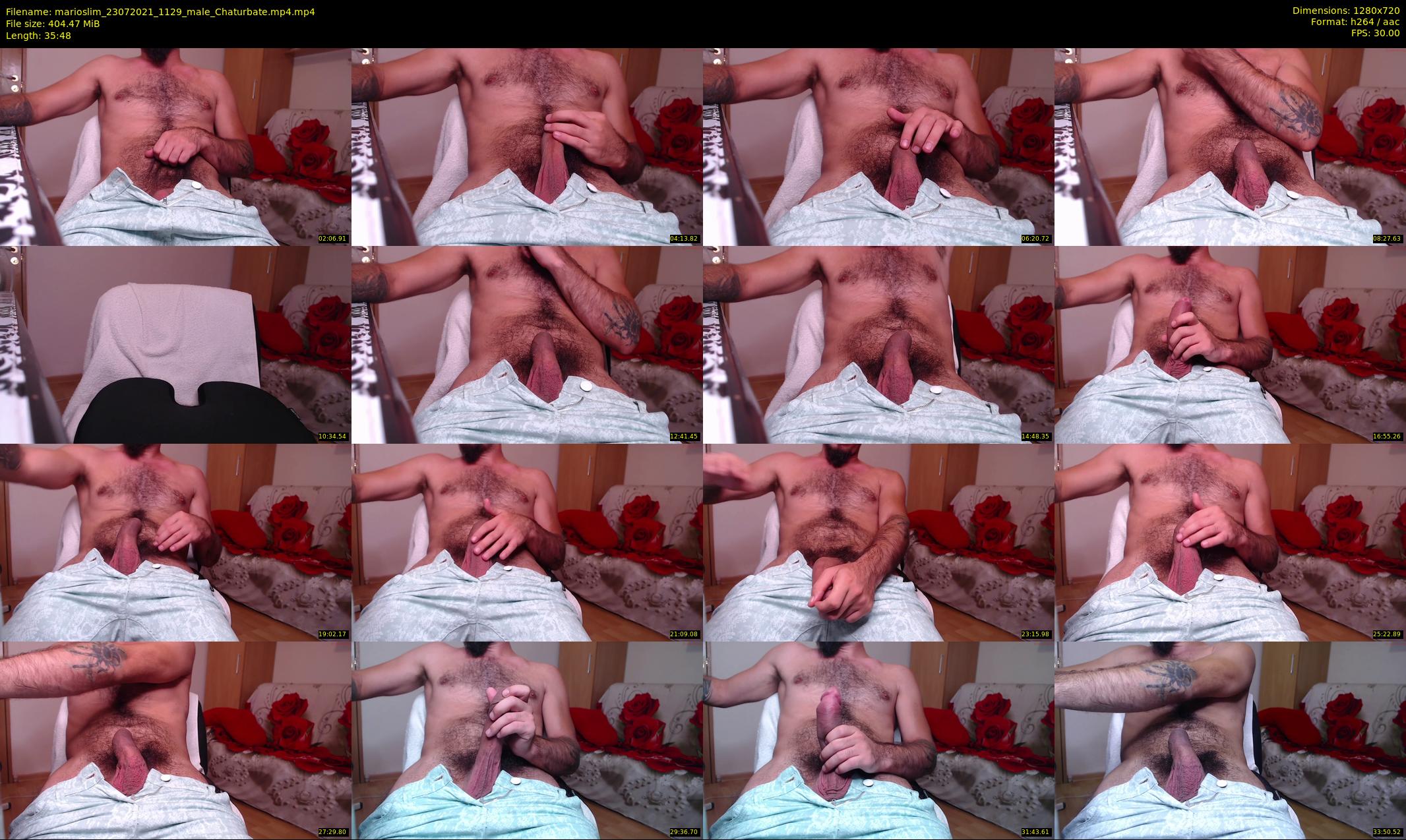 marioslim — 36 minute Chaturbate male cam show recording, 720p, Jul 23, 2021