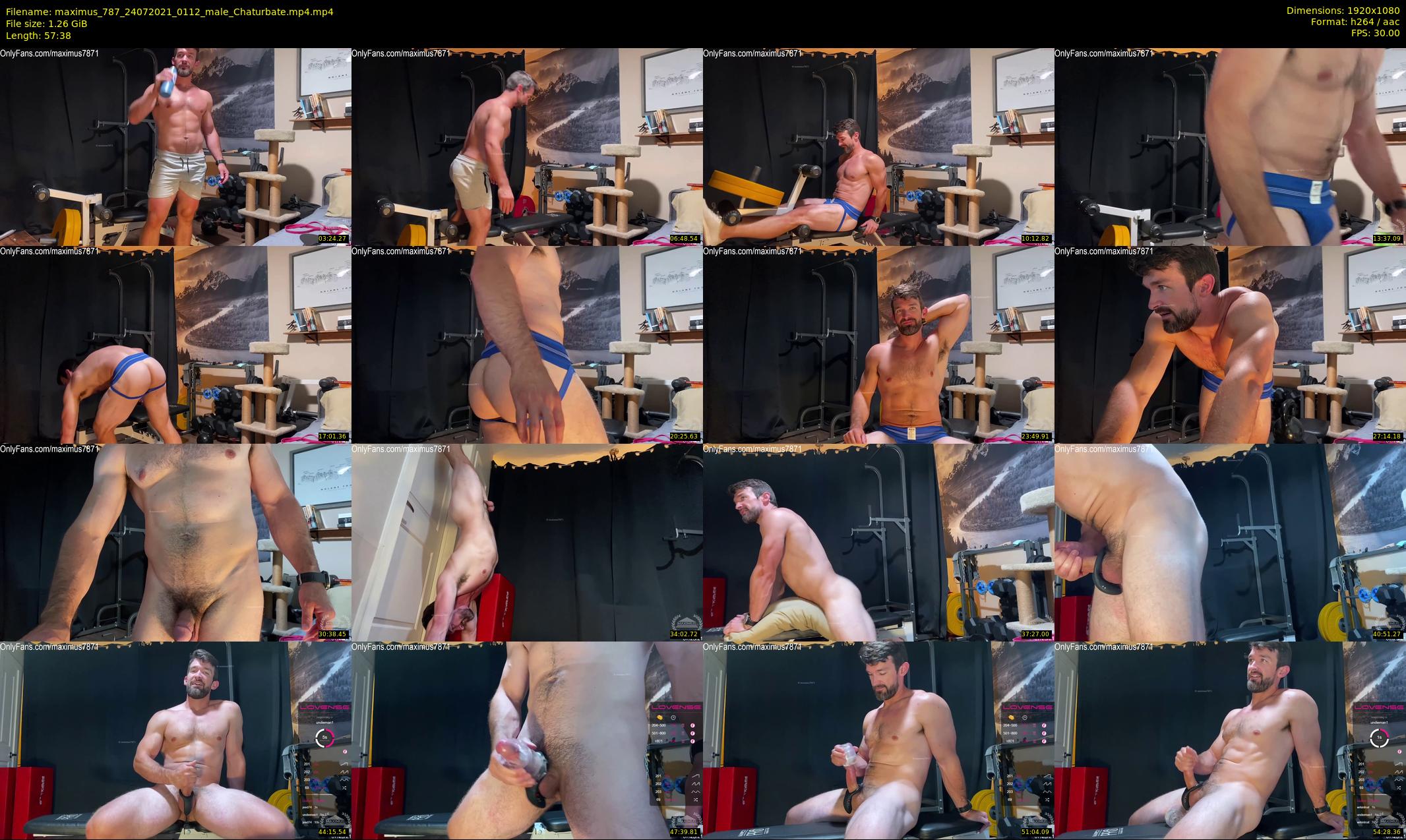 maximus_787 — 58 minute Chaturbate male cam show recording, 1080p, Jul 24, 2021