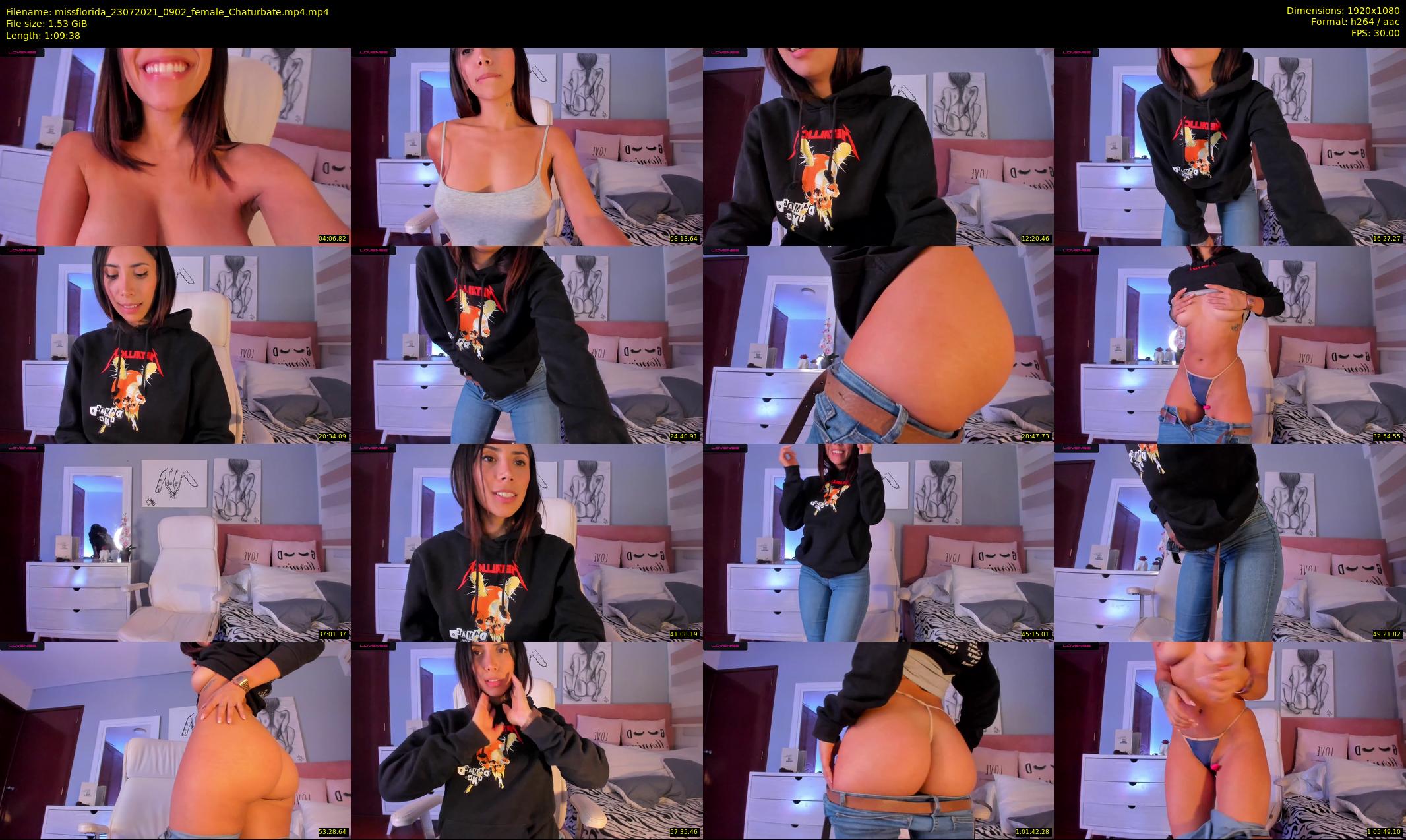 missflorida — 70 minute Chaturbate female cam show recording, 1080p, Jul 23, 2021