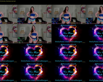 novaharper — 9 minute Chaturbate female cam show recording, 1080p, Jul 23, 2021