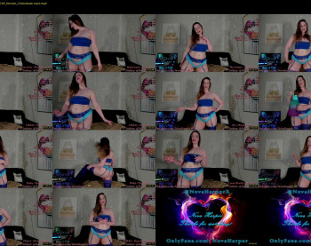novaharper — 34 minute Chaturbate female cam show recording, 1080p, Jul 23, 2021