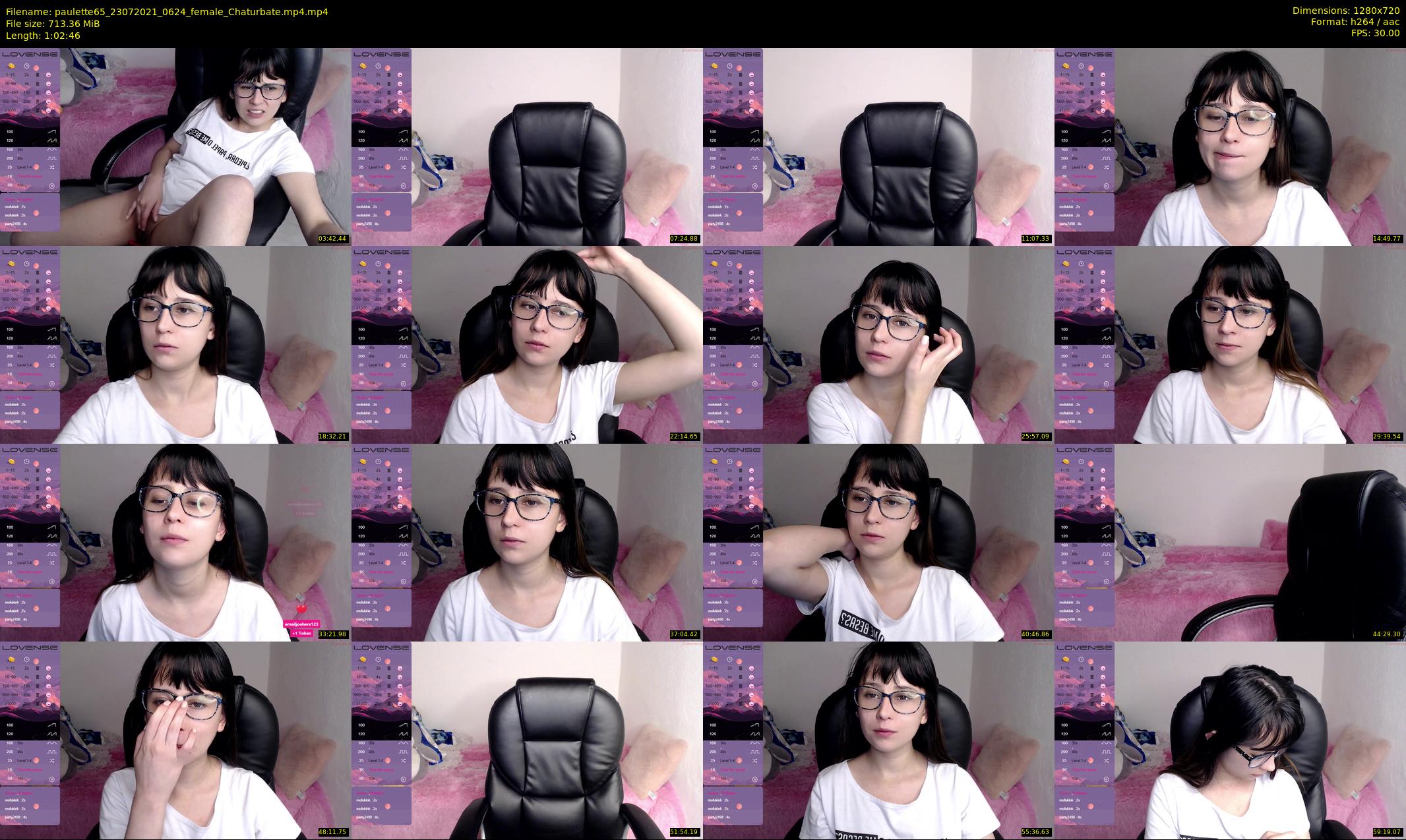 paulette65 — 63 minute Chaturbate female cam show recording, 720p, Jul 23, 2021
