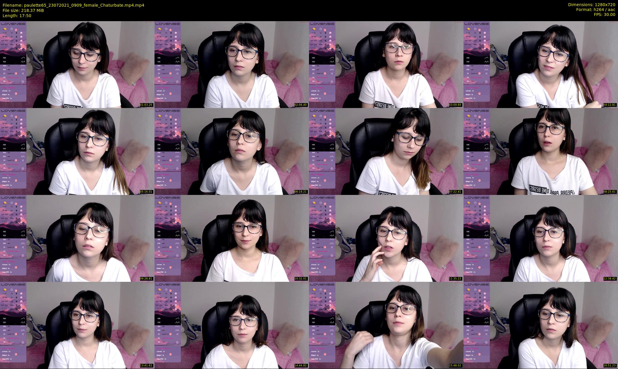 paulette65 — 18 minute Chaturbate female cam show recording, 720p, Jul 23, 2021