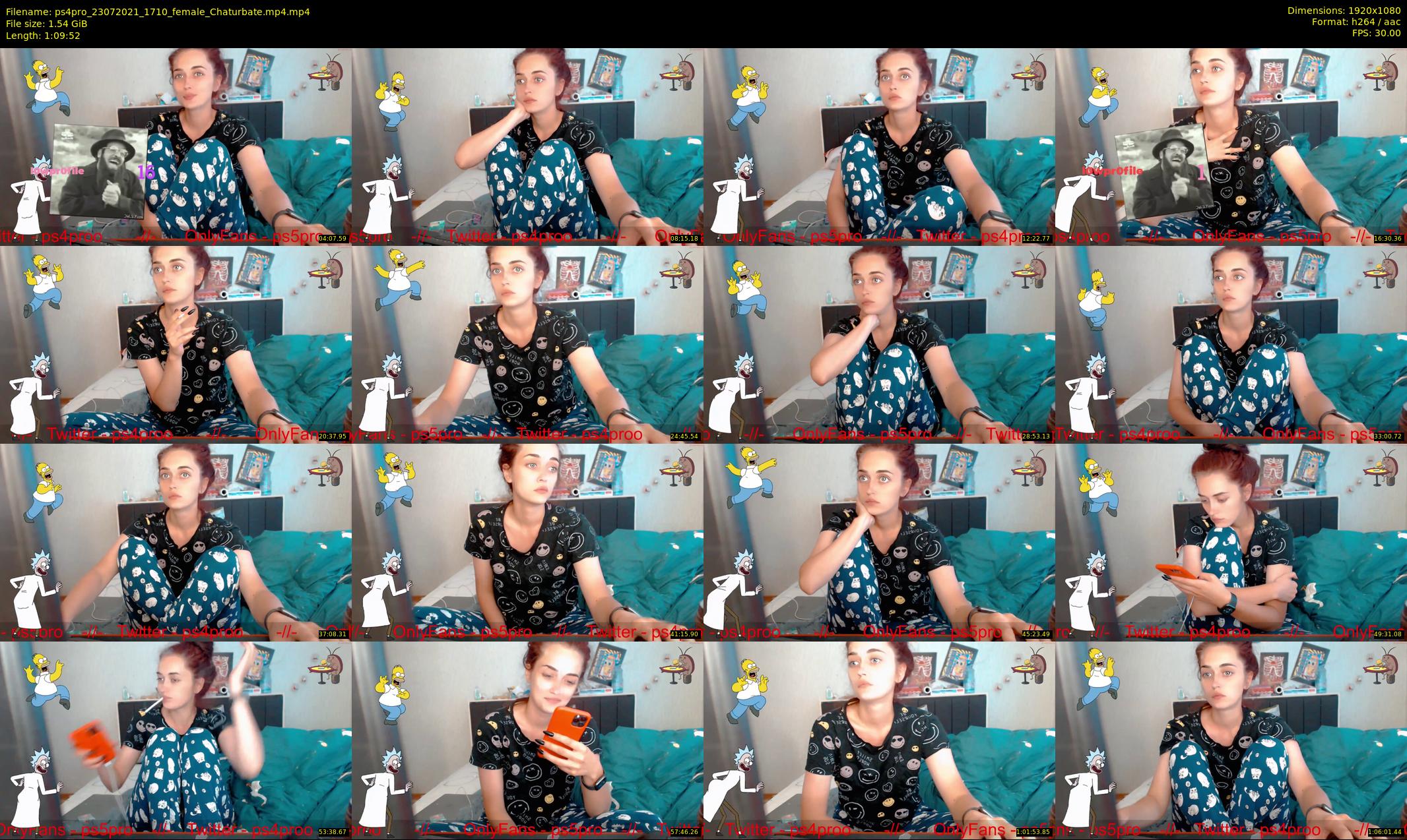 ps4pro — 70 minute Chaturbate female cam show recording, 1080p, Jul 23, 2021