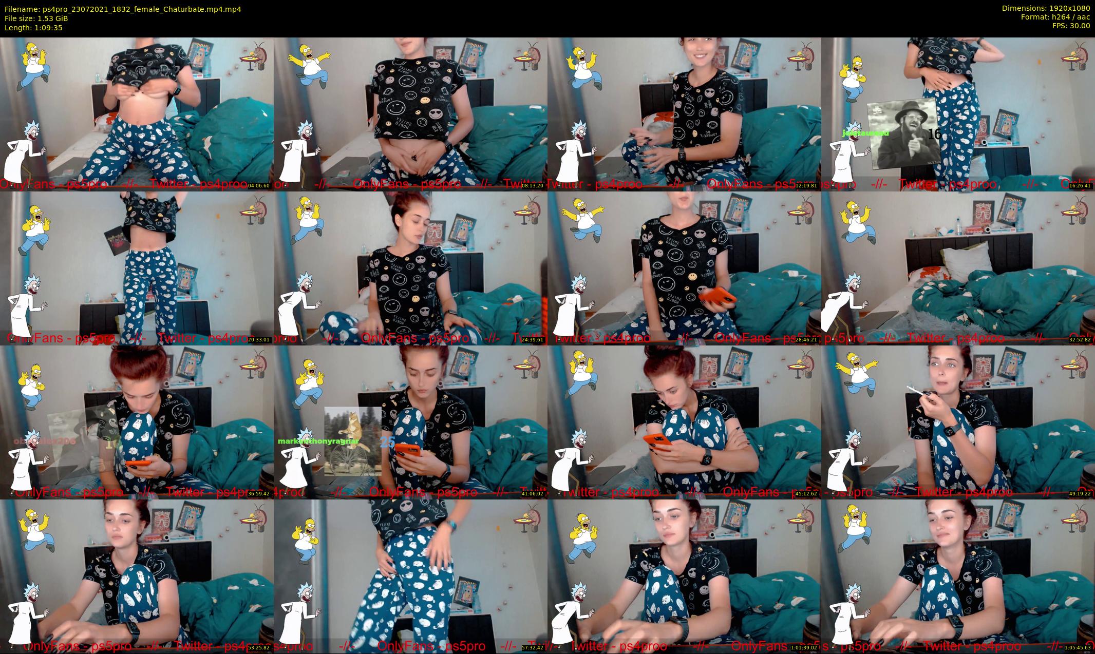 ps4pro — 70 minute Chaturbate female cam show recording, 1080p, Jul 23, 2021