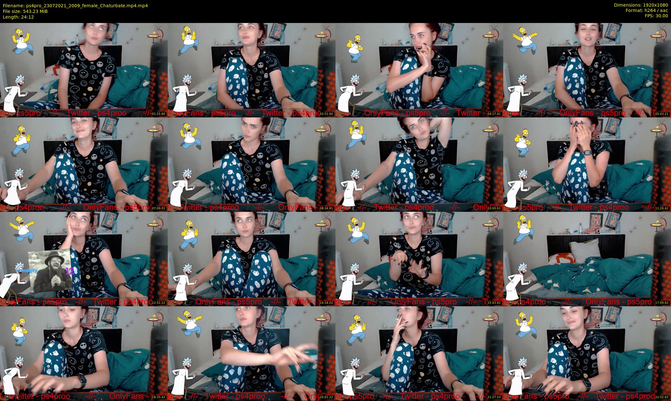 ps4pro — 25 minute Chaturbate female cam show recording, 1080p, Jul 23, 2021