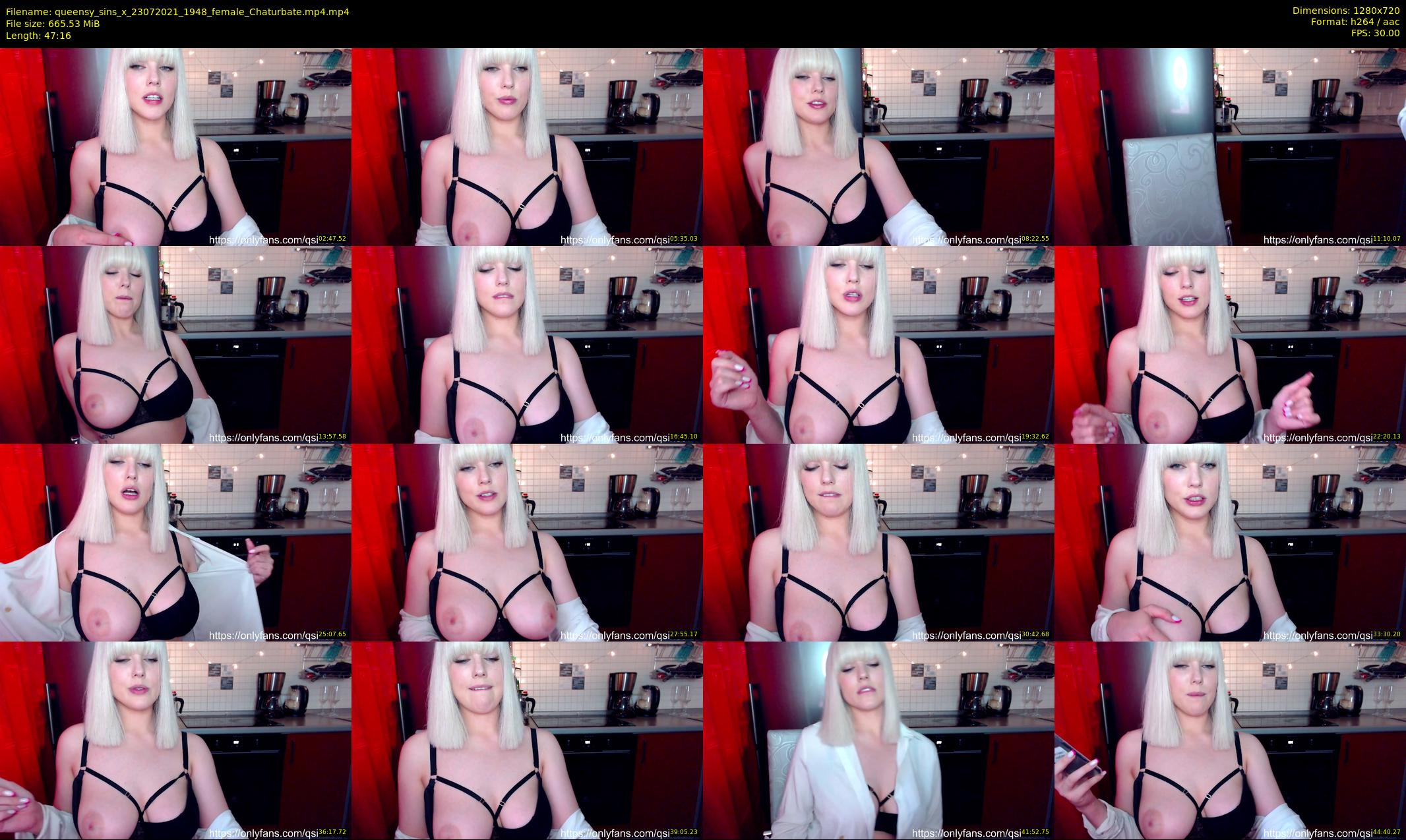 queensy_sins_x — 48 minute Chaturbate female cam show recording, 720p, Jul 23, 2021