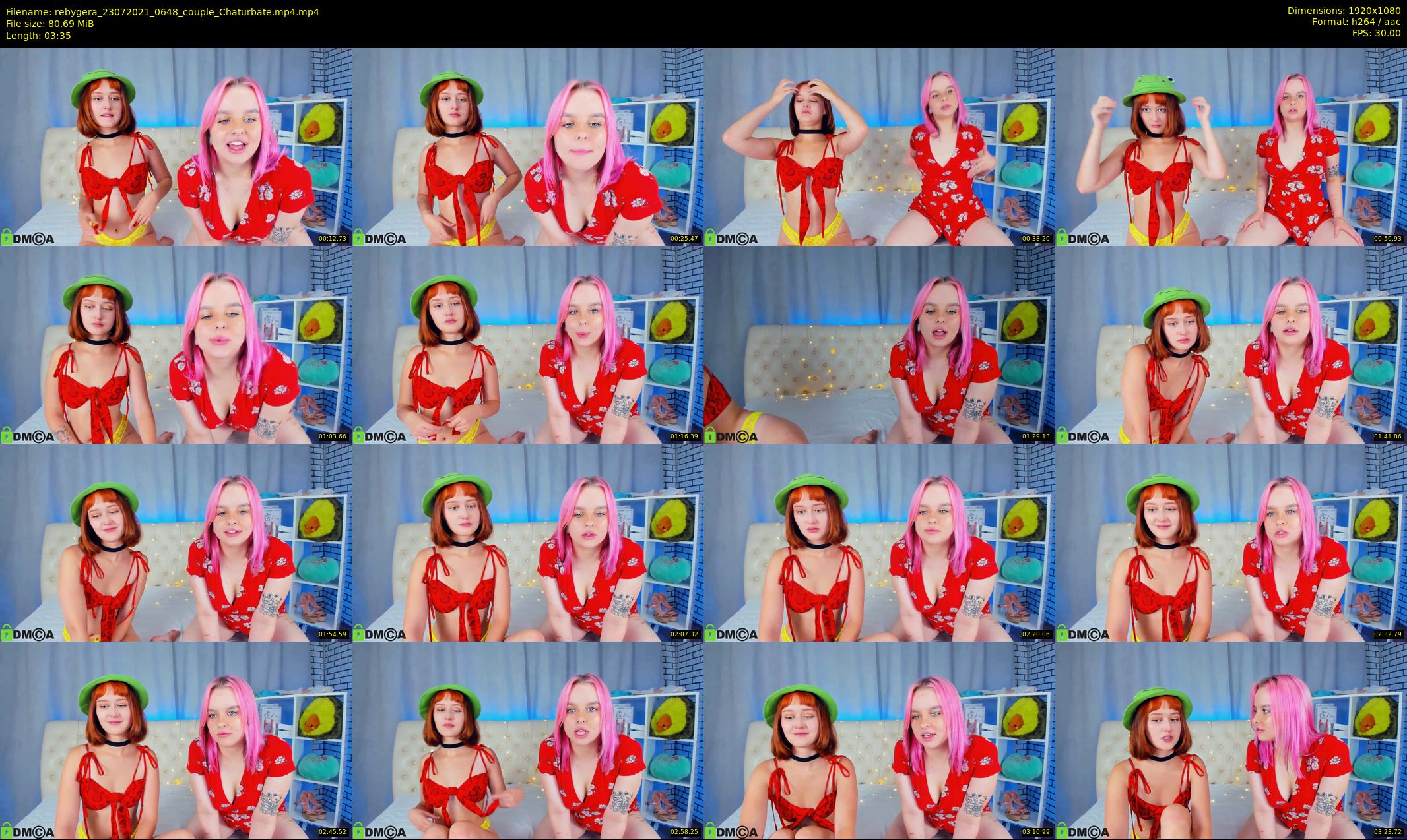 rebygera — 4 minute Chaturbate couple cam show recording, 1080p, Jul 23, 2021