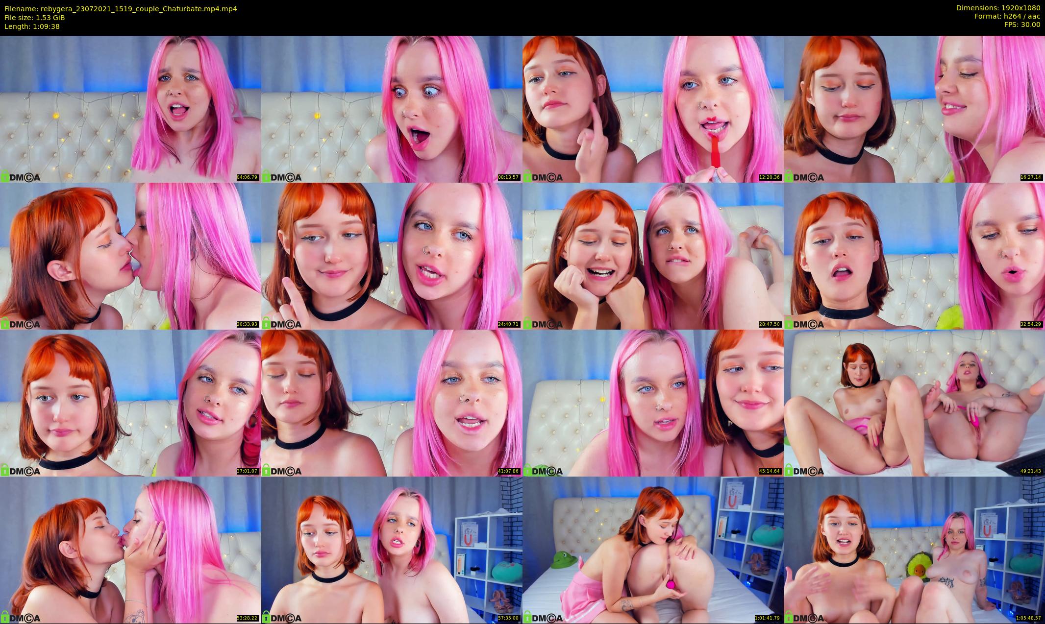 rebygera — 70 minute Chaturbate couple cam show recording, 1080p, Jul 23, 2021