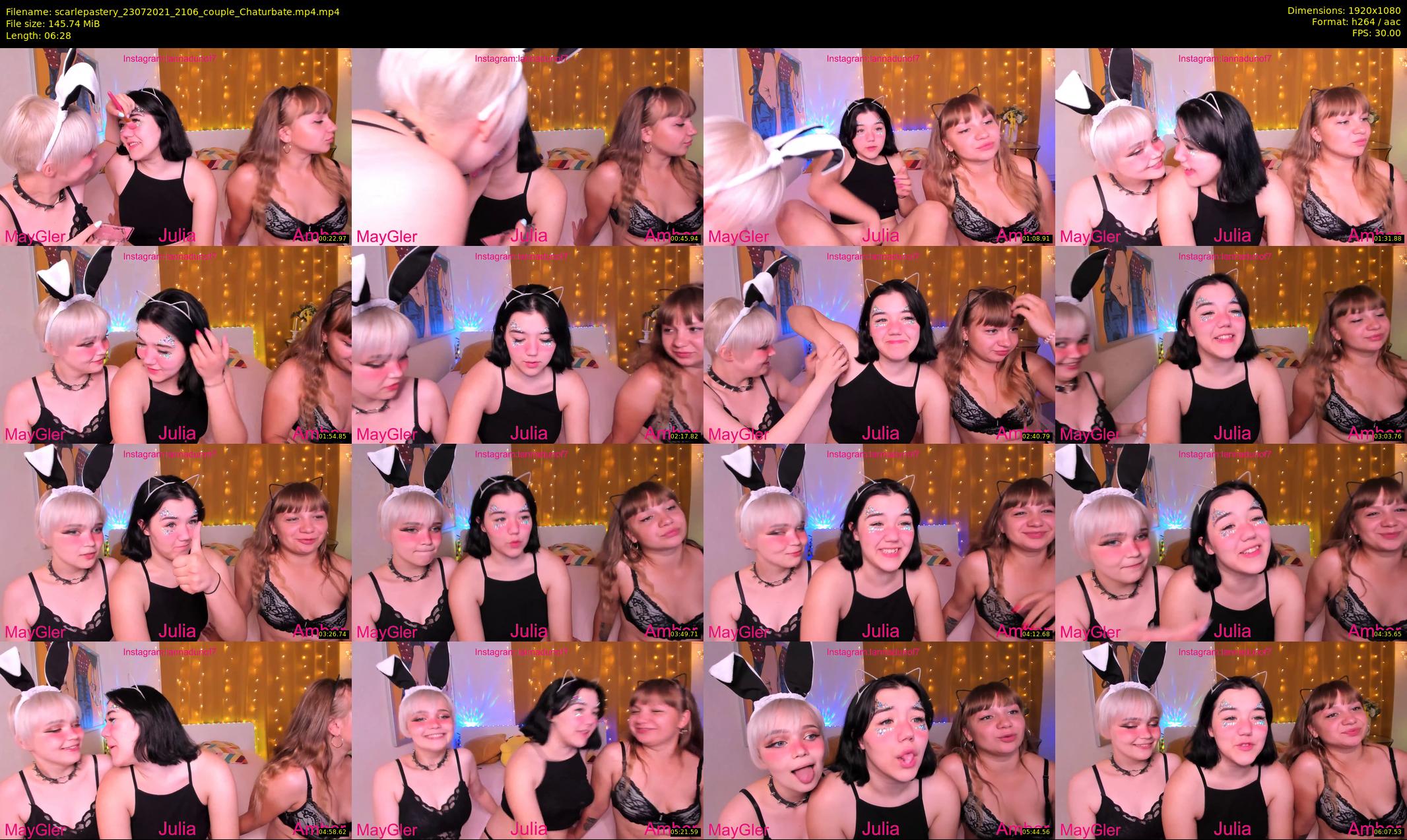 scarlepastery — 7 minute Chaturbate couple cam show recording, 1080p, Jul 23, 2021