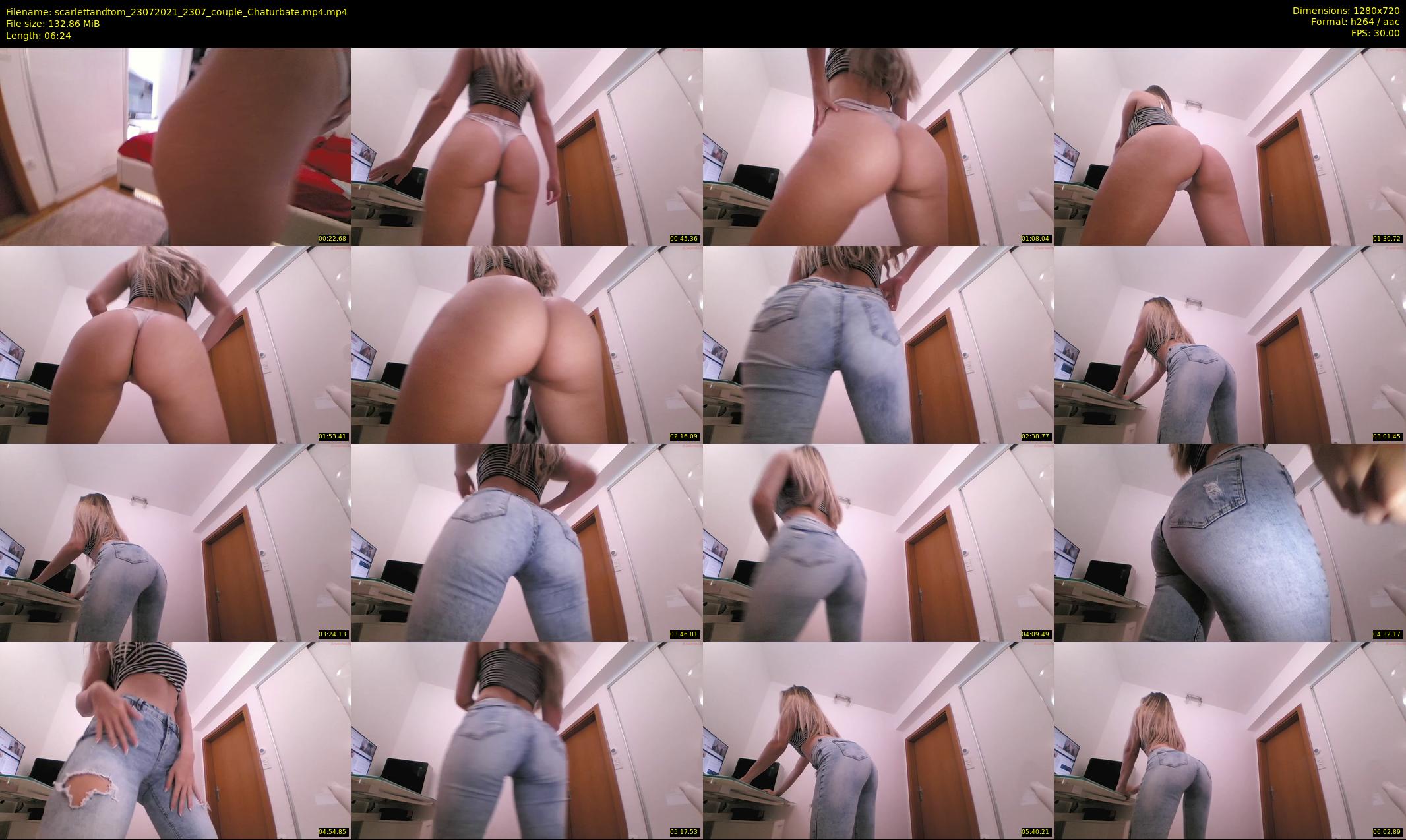 scarlettandtom — 7 minute Chaturbate couple cam show recording, 720p, Jul 23, 2021