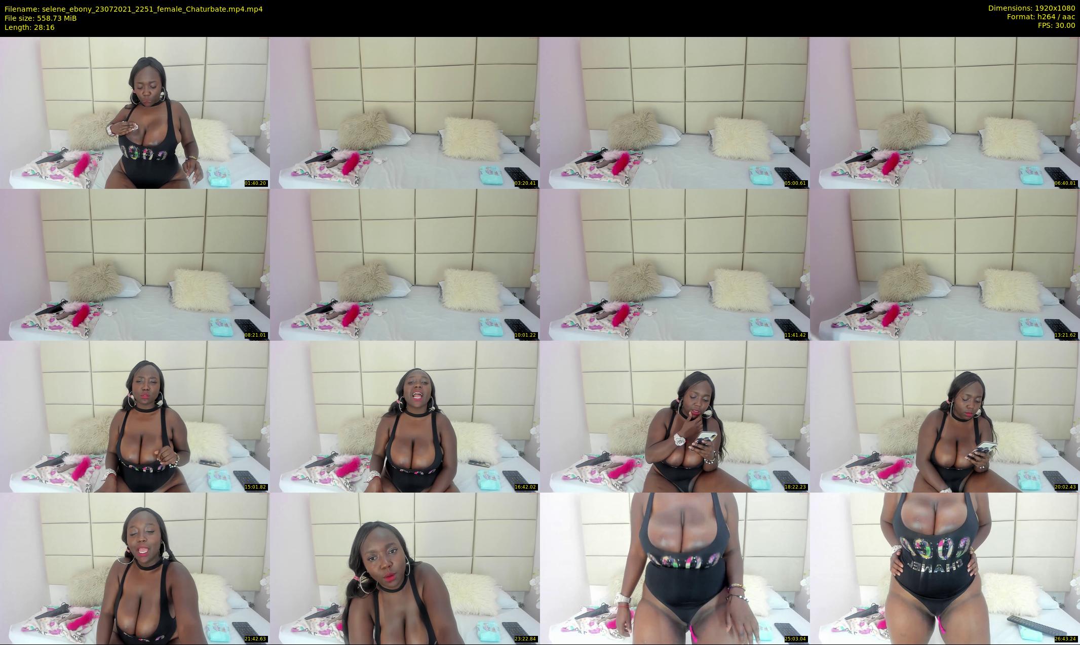 selene_ebony — 29 minute Chaturbate female cam show recording, 1080p, Jul 23, 2021
