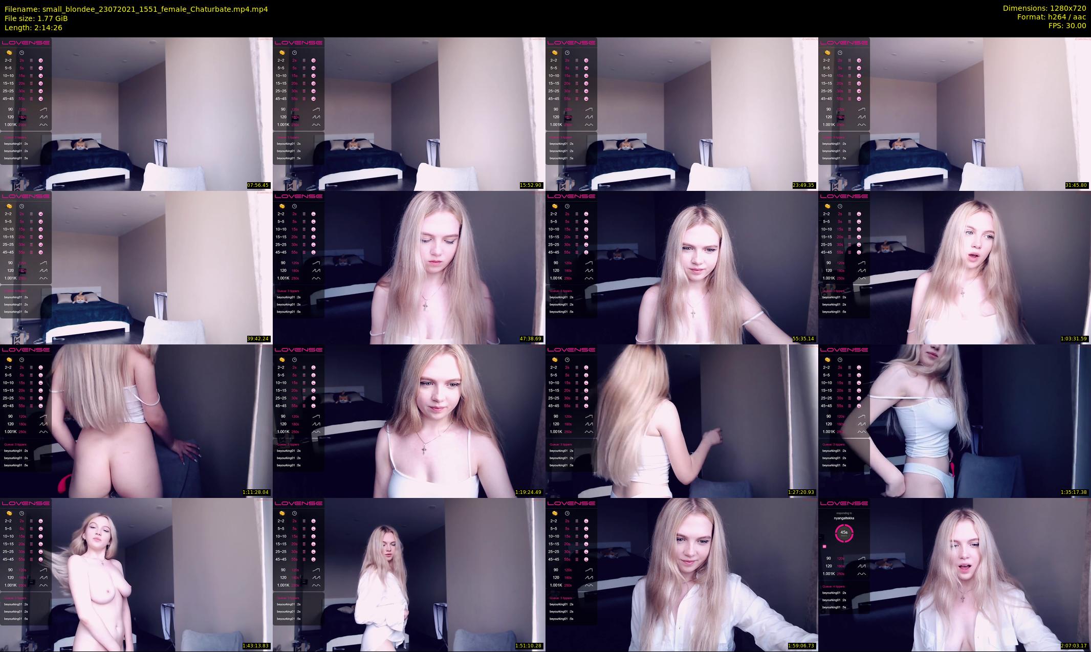 small_blondee — 135 minute Chaturbate female cam show recording, 720p, Jul 23, 2021