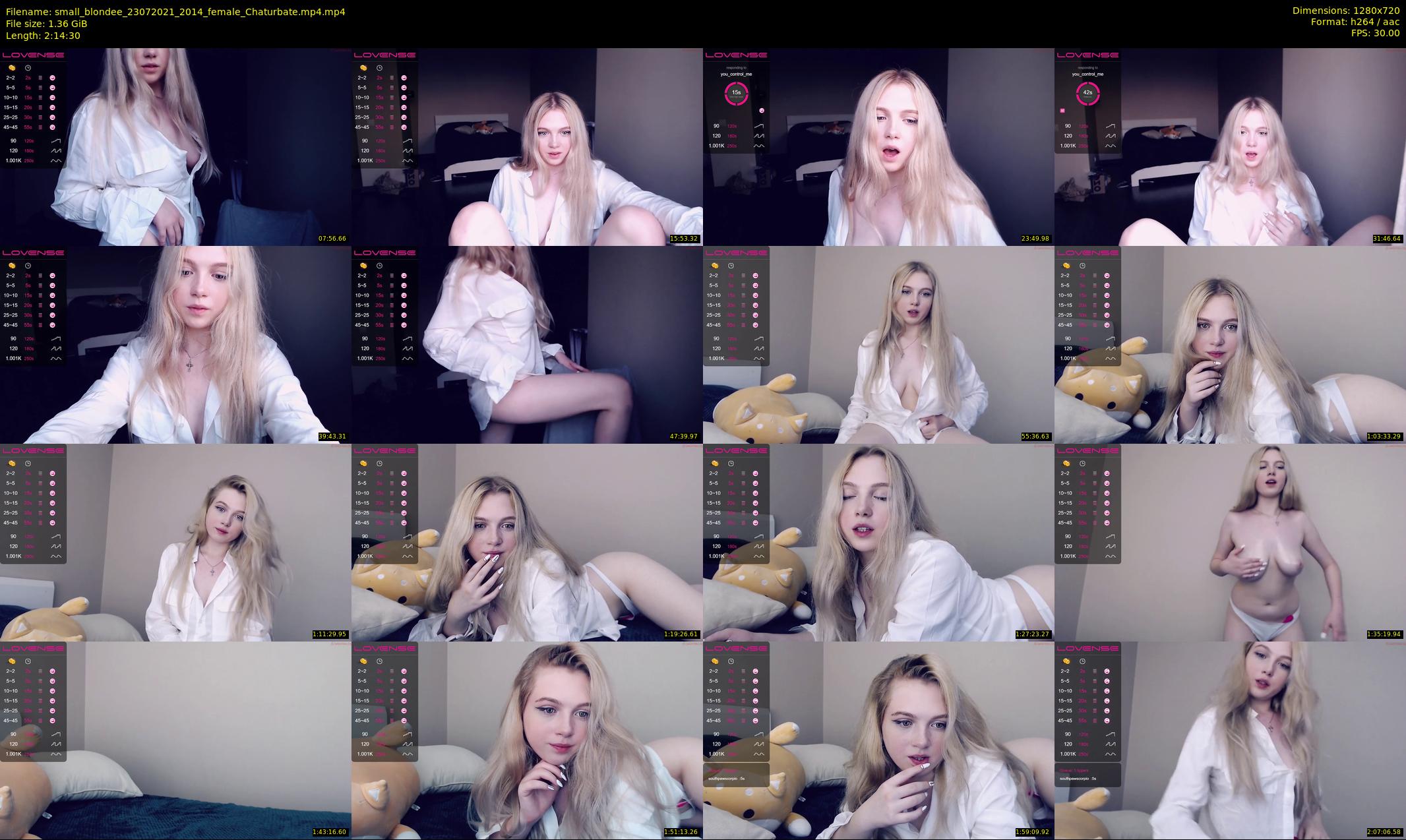 small_blondee — 135 minute Chaturbate female cam show recording, 720p, Jul 23, 2021