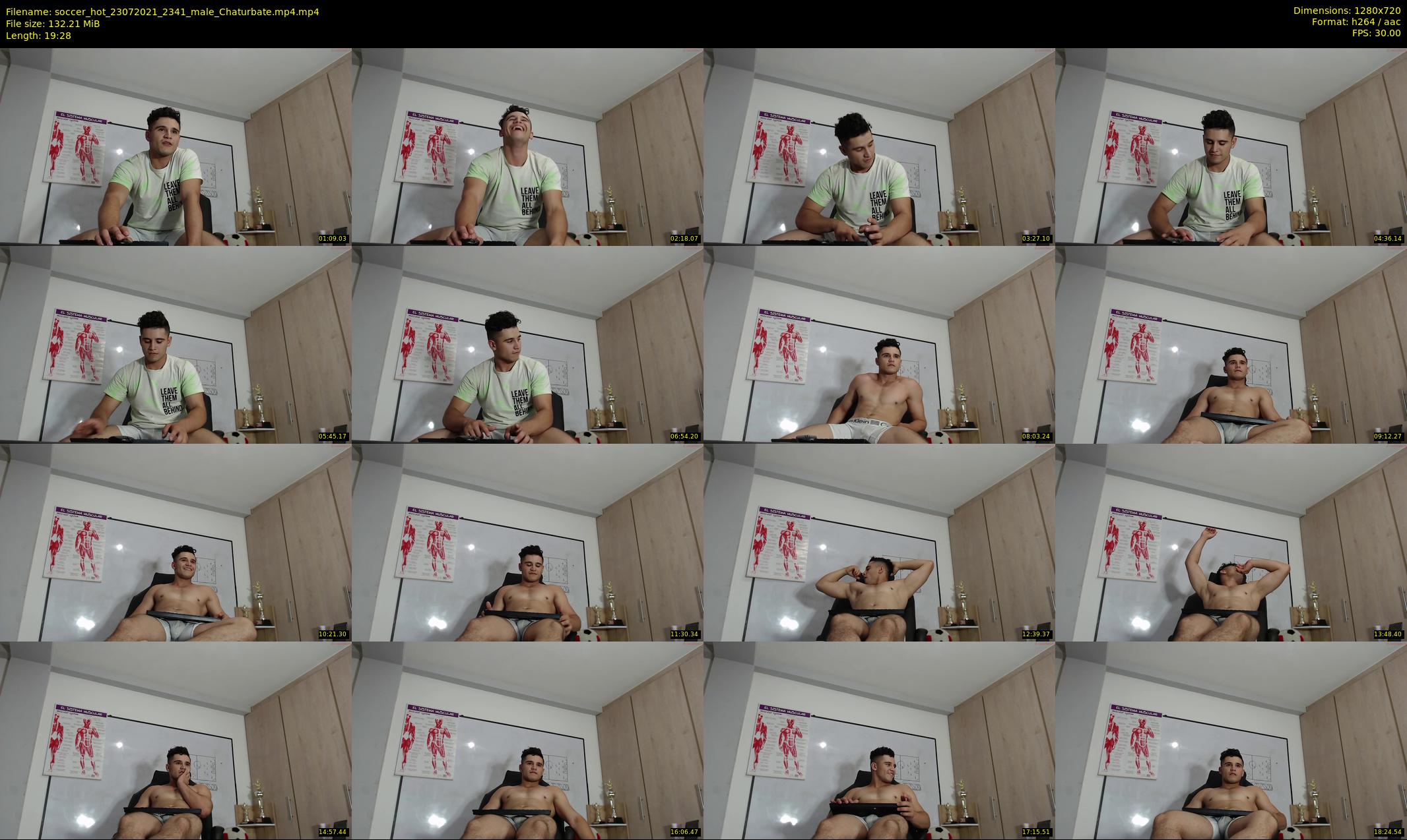 soccer_hot — 20 minute Chaturbate male cam show recording, 720p, Jul 23, 2021