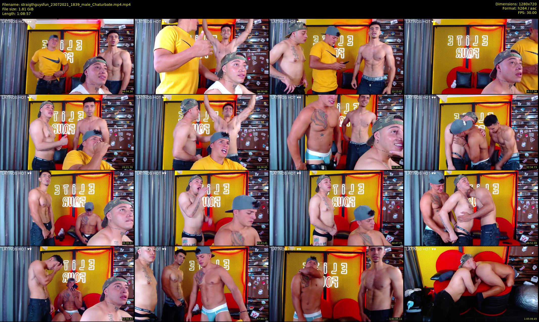 straigthguysfun — 69 minute Chaturbate male cam show recording, 720p, Jul 23, 2021
