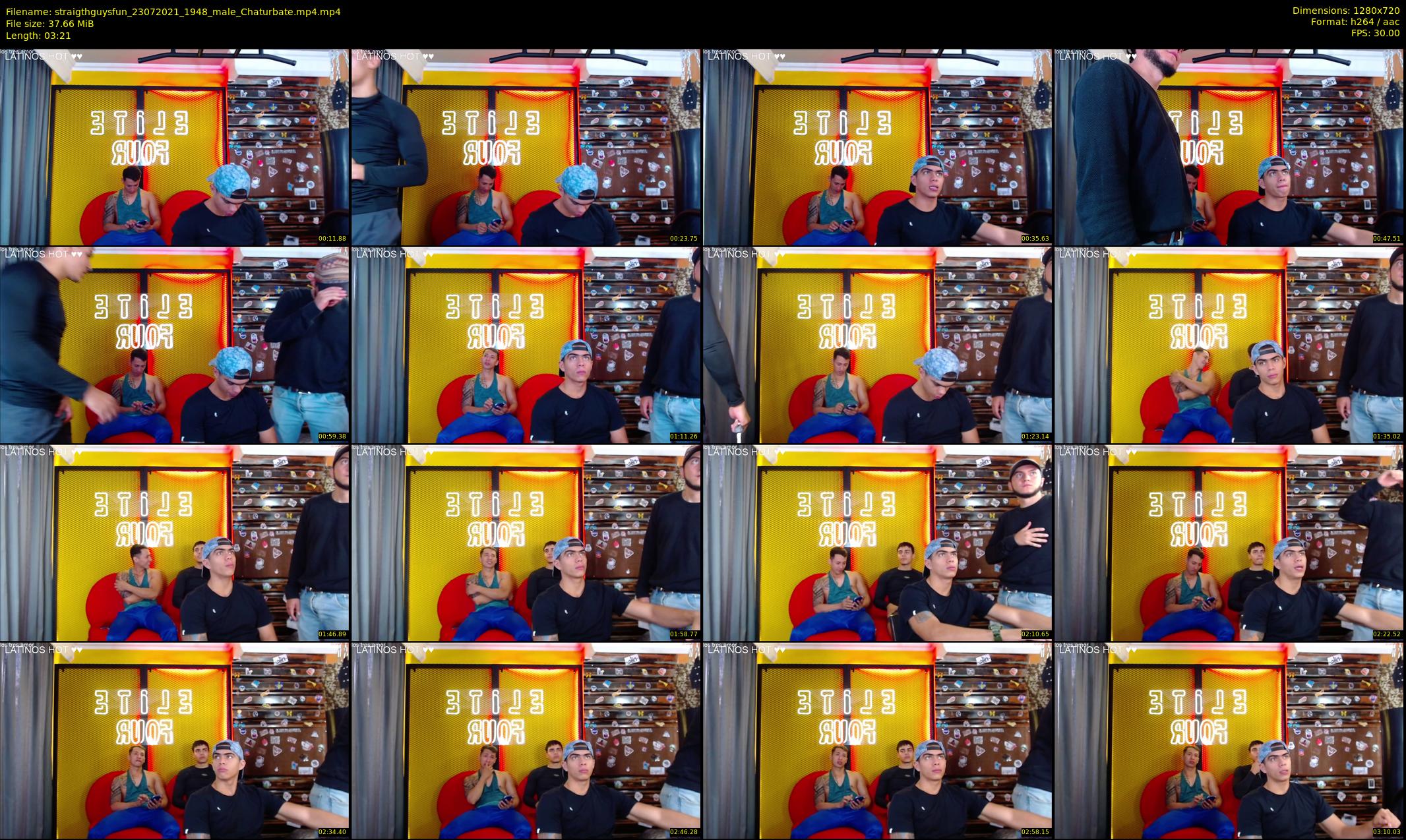 straigthguysfun — 4 minute Chaturbate male cam show recording, 720p, Jul 23, 2021