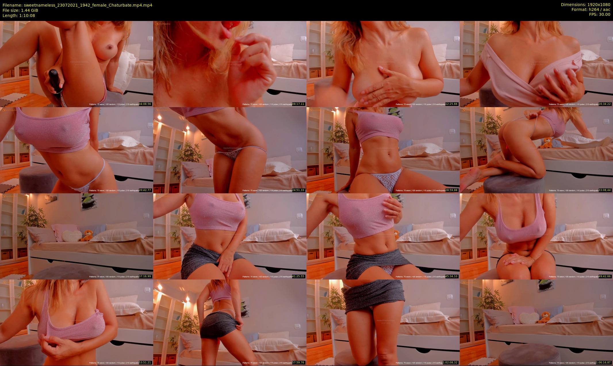 sweetnameless — 71 minute Chaturbate couple cam show recording, 1080p, Jul 23, 2021