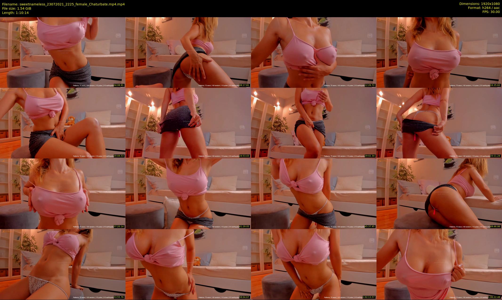 sweetnameless — 71 minute Chaturbate couple cam show recording, 1080p, Jul 23, 2021
