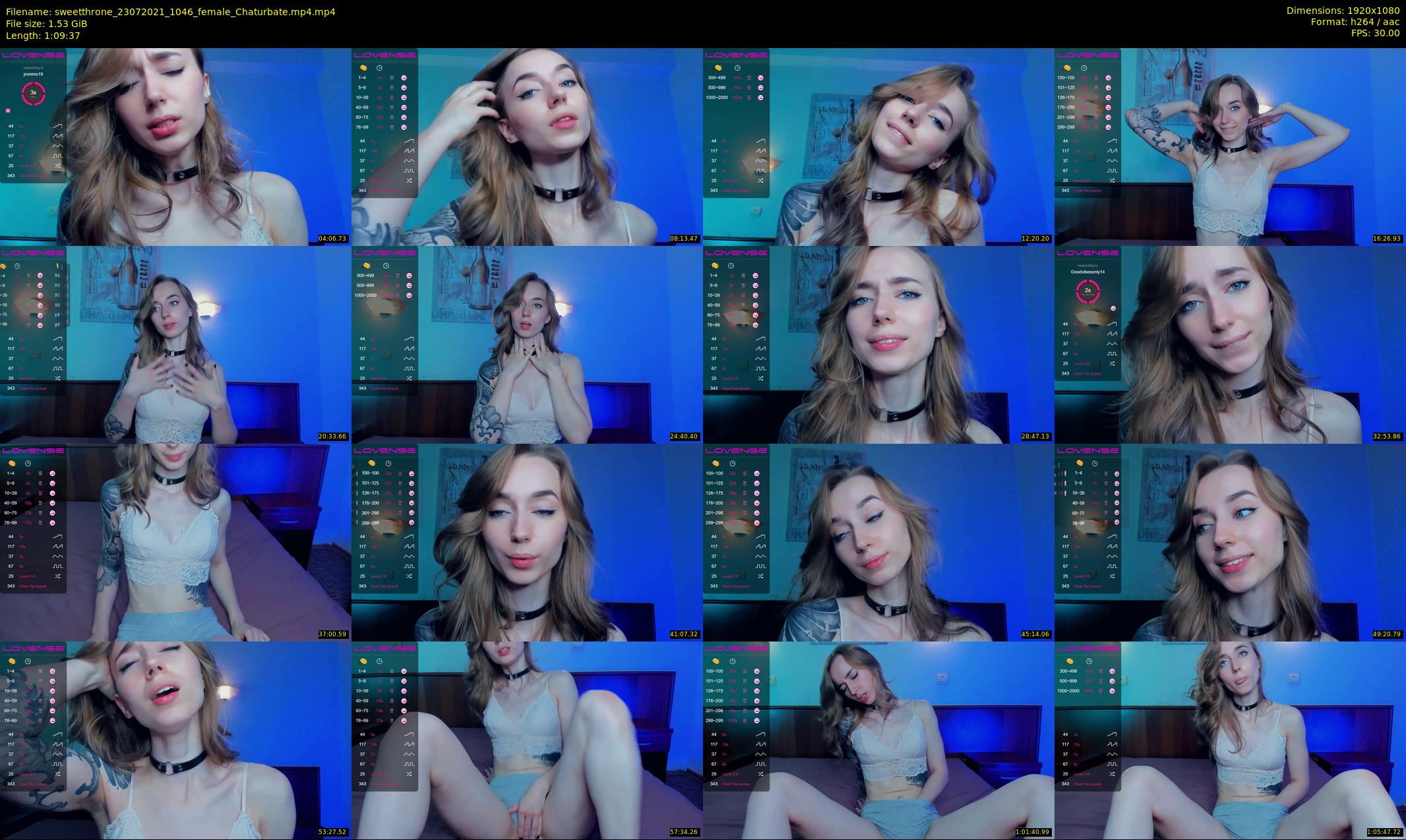 sweetthrone — 70 minute Chaturbate couple cam show recording, 1080p, Jul 23, 2021