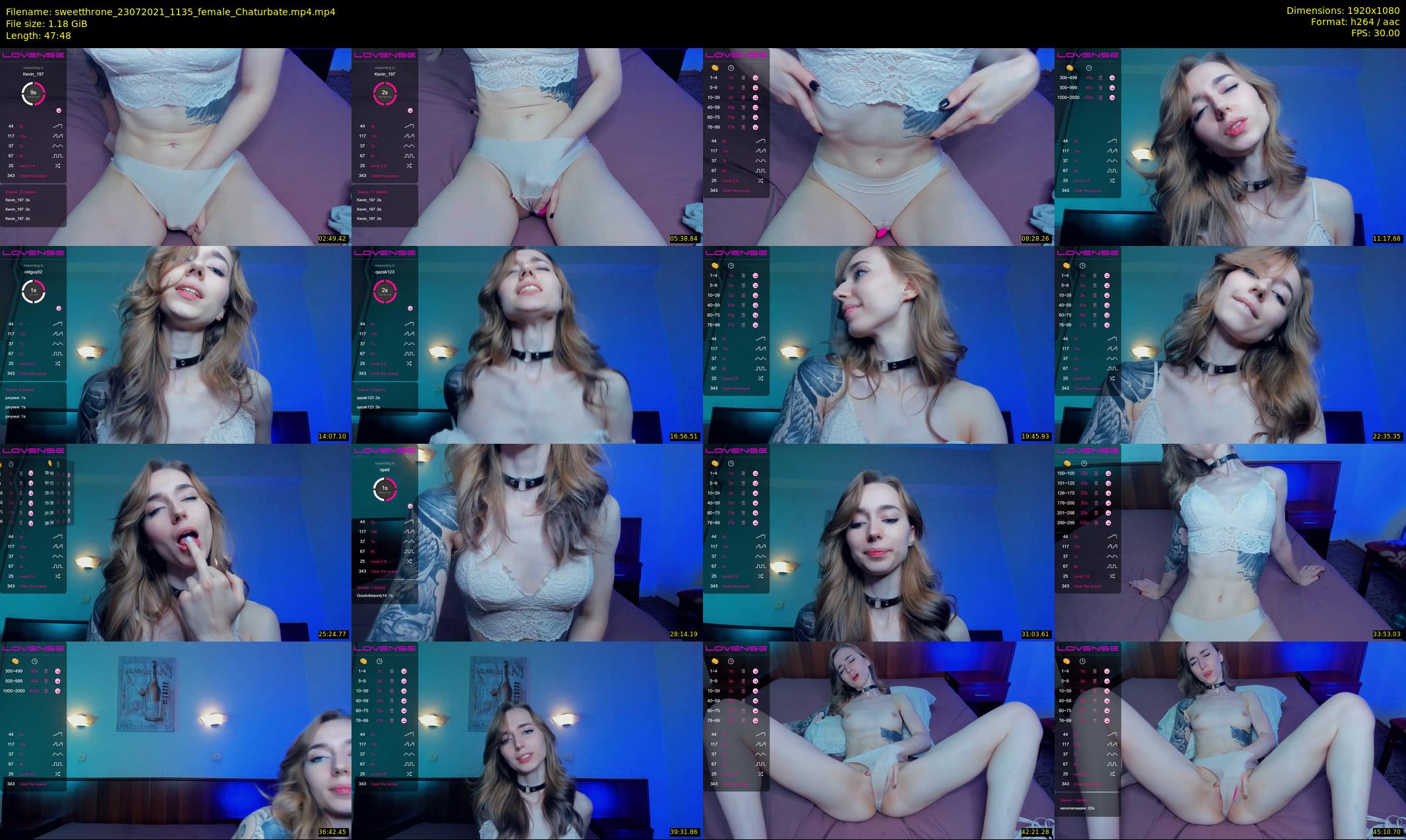sweetthrone — 48 minute Chaturbate couple cam show recording, 1080p, Jul 23, 2021