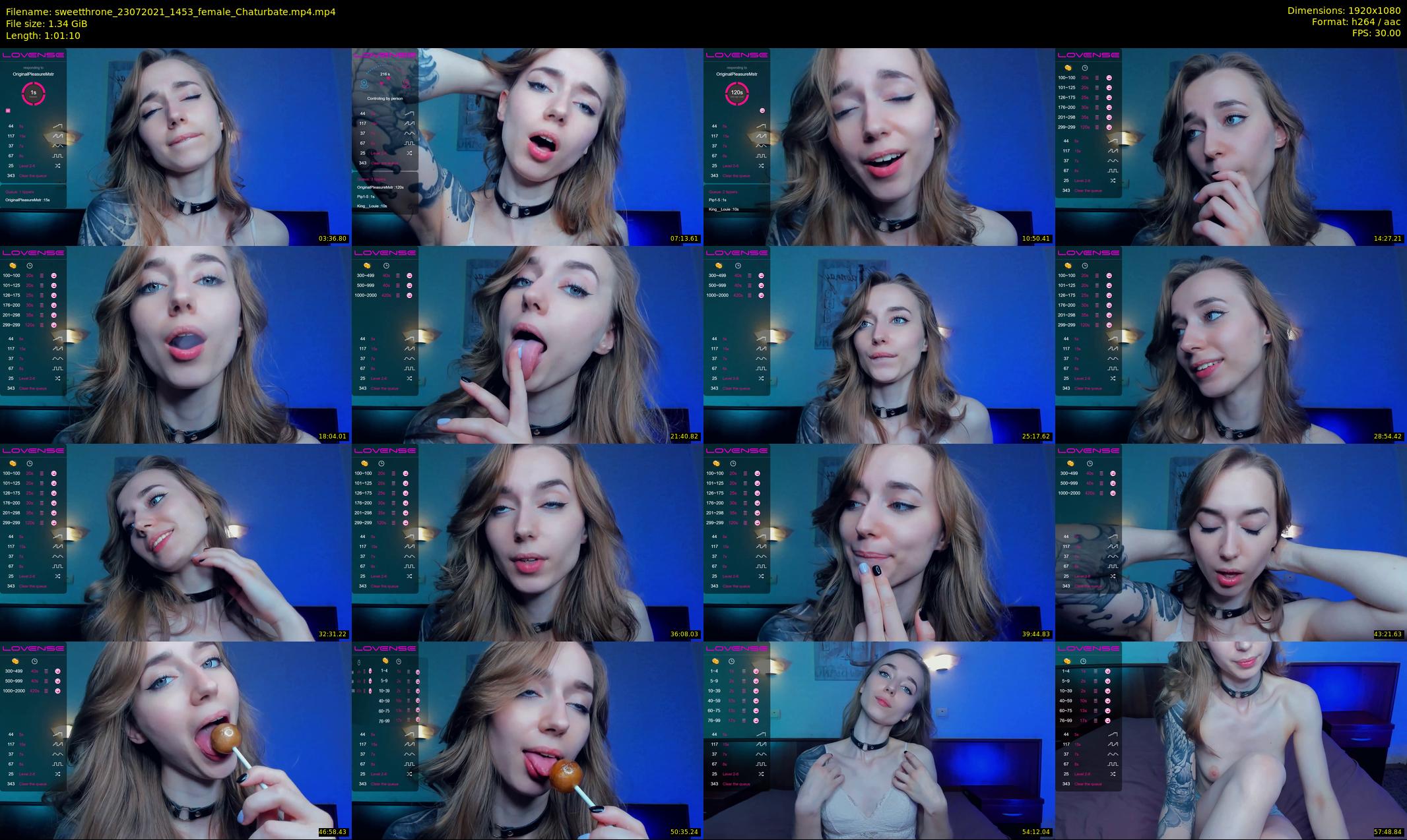 sweetthrone — 62 minute Chaturbate couple cam show recording, 1080p, Jul 23, 2021