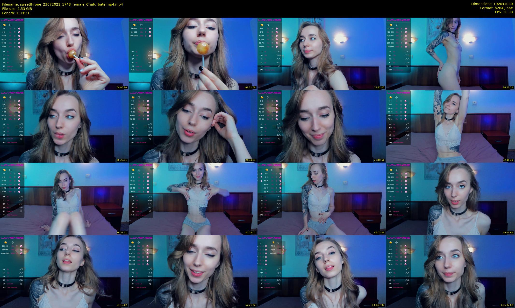 sweetthrone — 70 minute Chaturbate couple cam show recording, 1080p, Jul 23, 2021